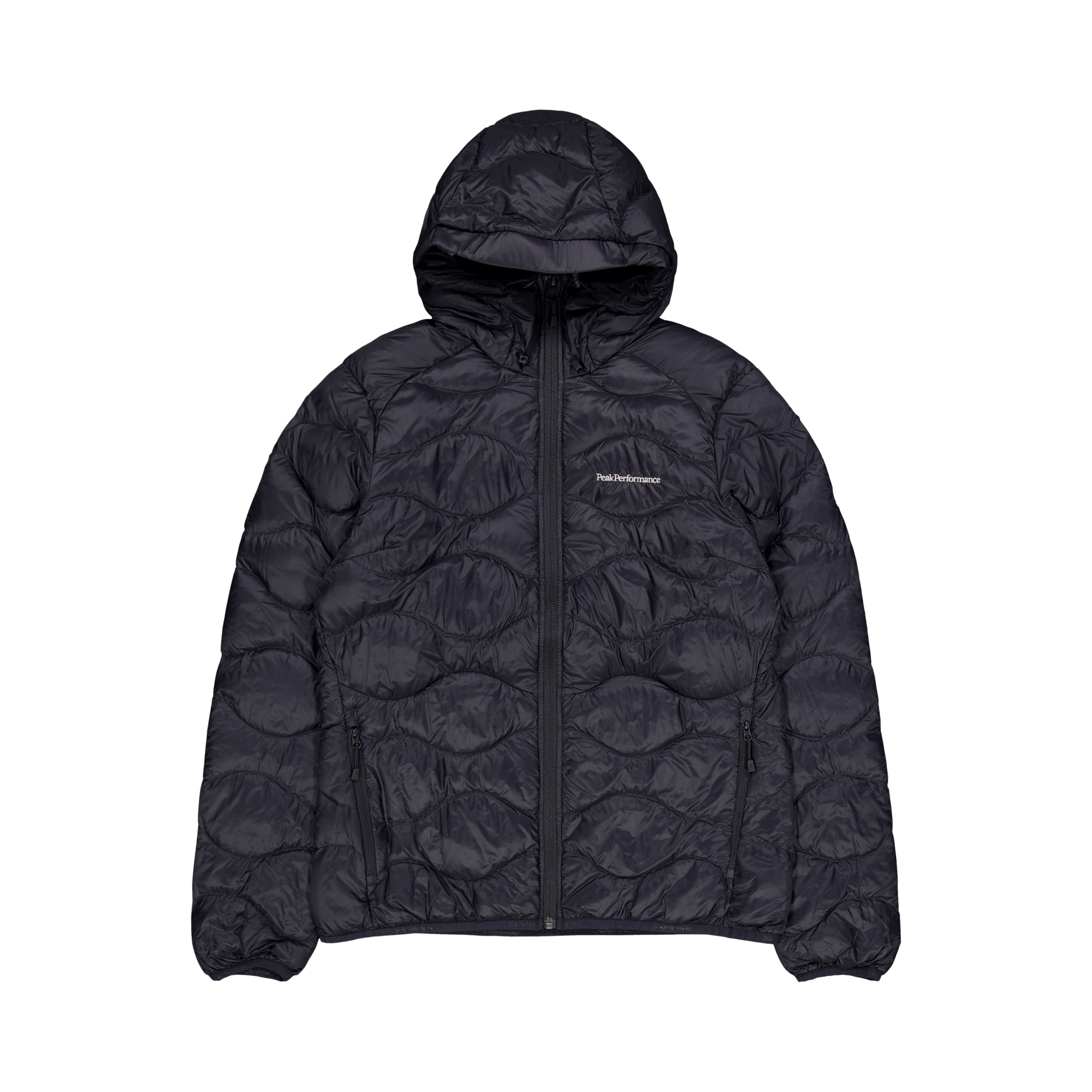 W Helium Down Hood Jacket Black, Female, Kläder, jackor, Svart, XS