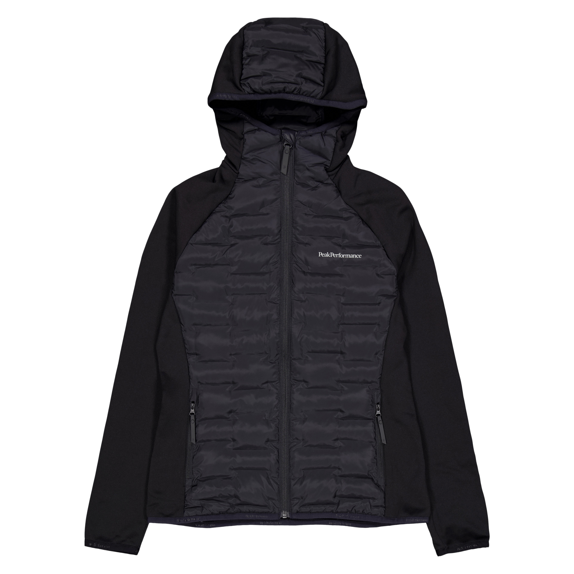 W Argon Hybrid Hood Black, Female, Apparels, jackets, Black, M