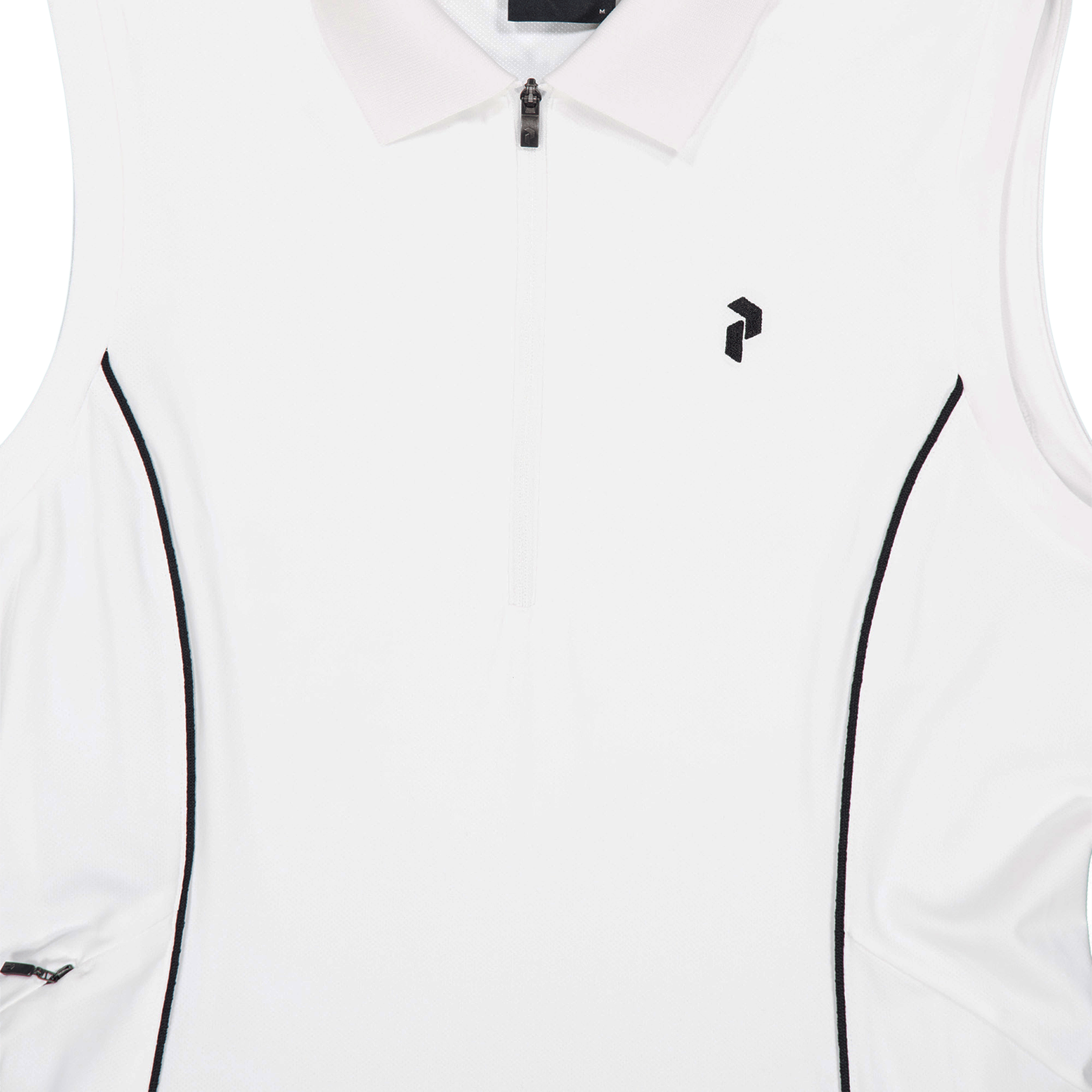 W Pique Dress White - Bild 3