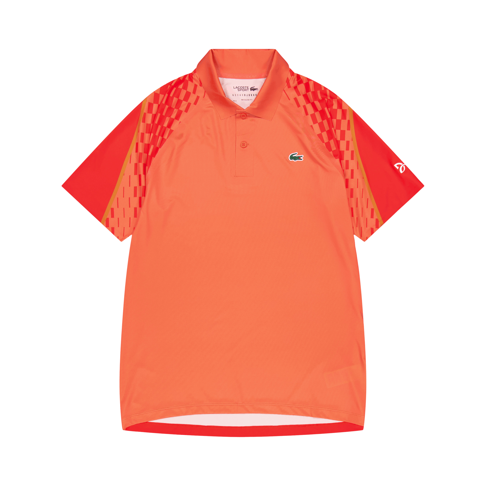 Lacoste Polo Corrida/white, Male, Odevy, Tričko, Padel, Biely, L