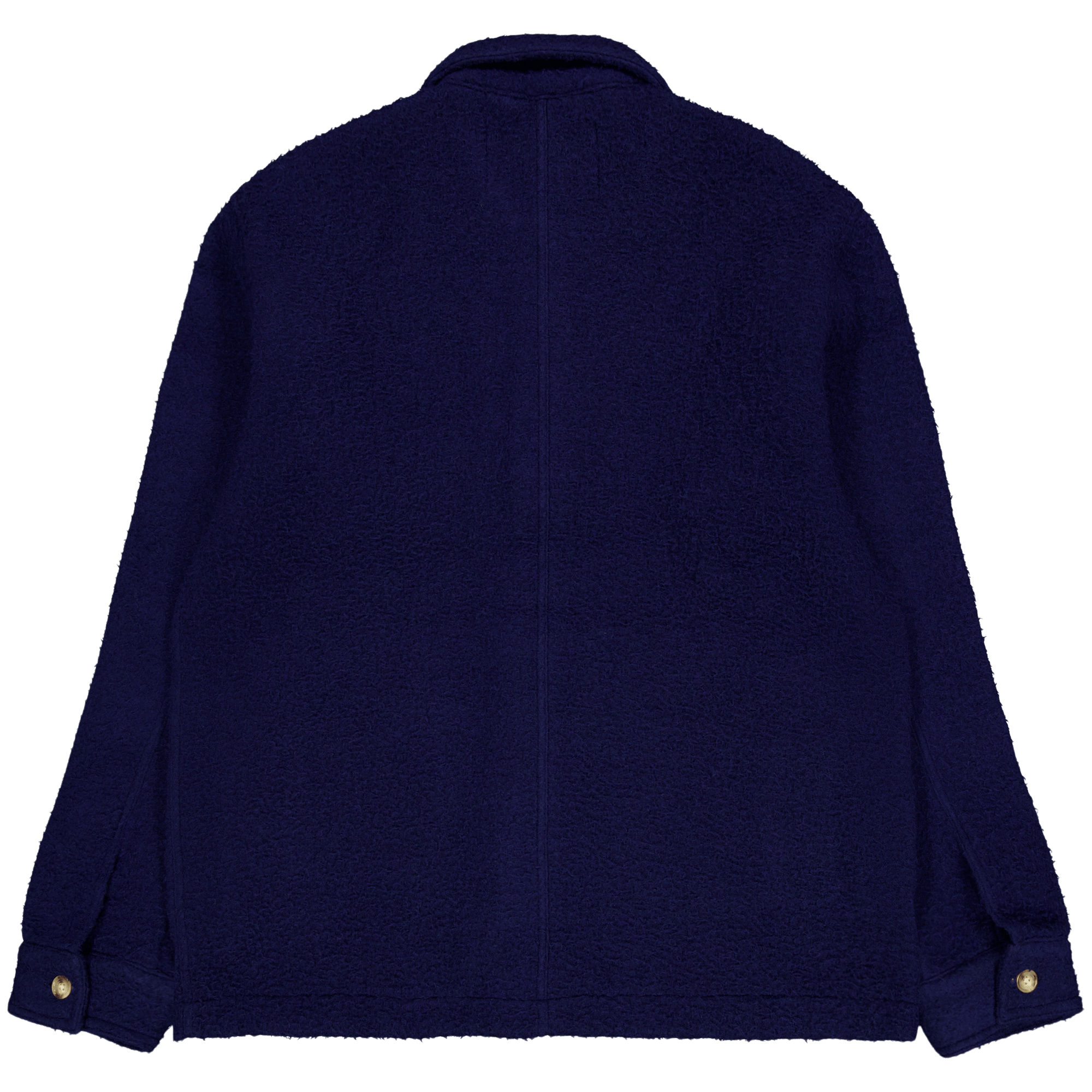 Stay Wool Overshirt Navy - Bild 2