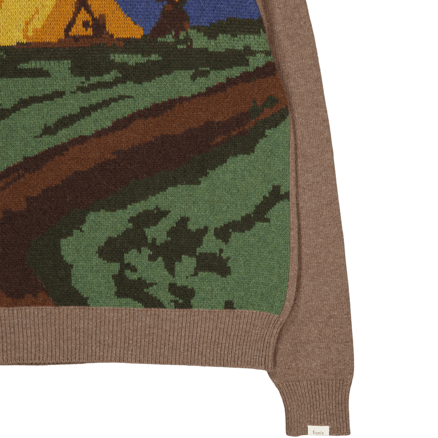 Camp Jacquard Knit Khaki - Bild 3