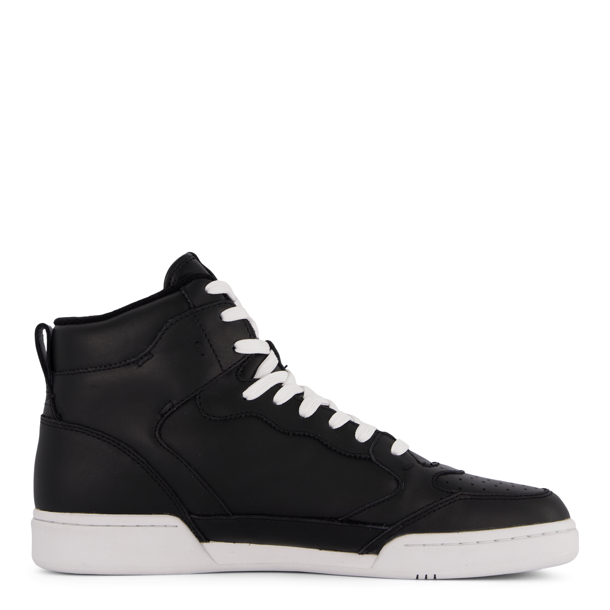 Court Leather High-Top Sneaker Black / White PP - Bild 3
