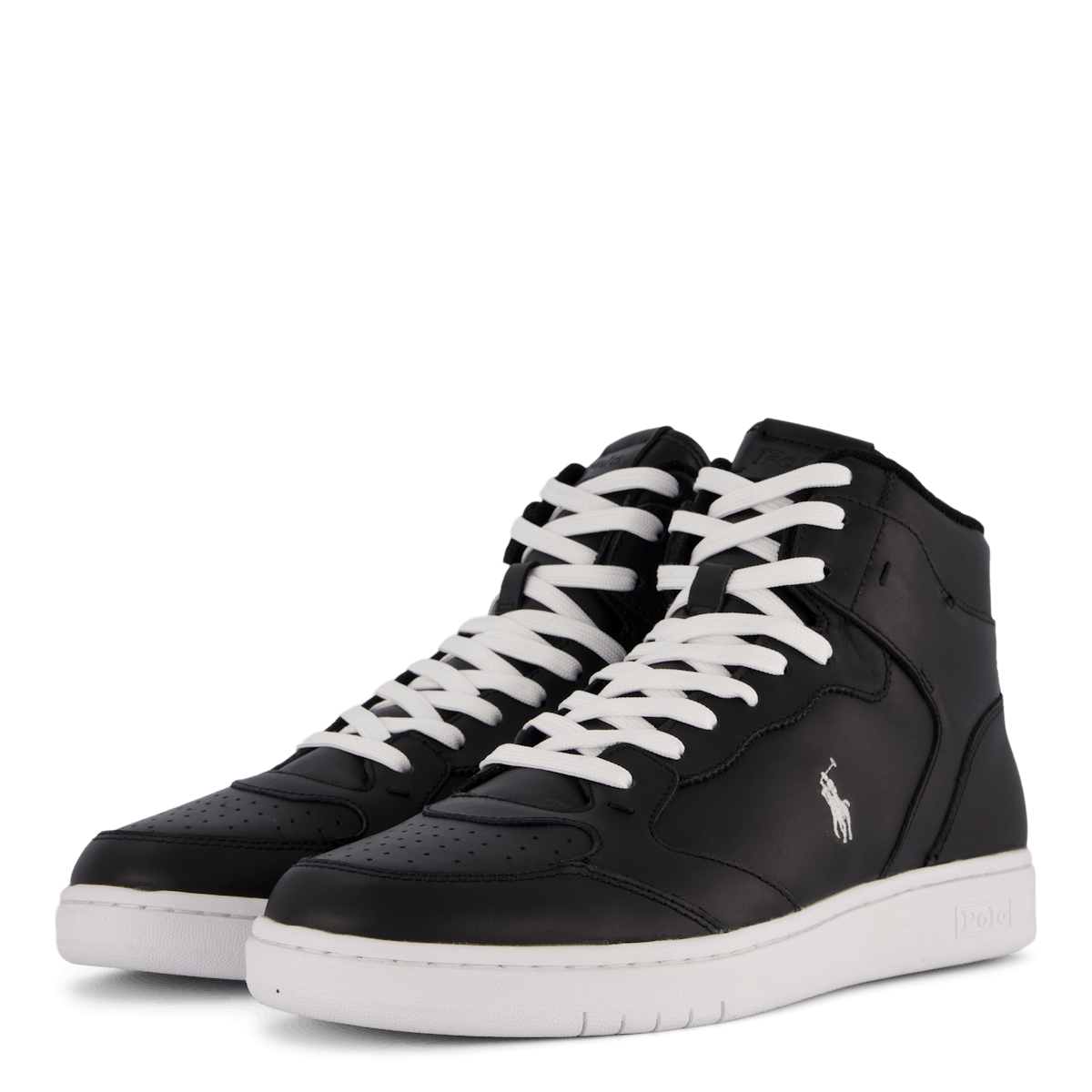 Court Leather High Top Sneaker Black White PP Shoes For Every court-leather-high-top-sneaker-black-white-pp-shoes-for-every
