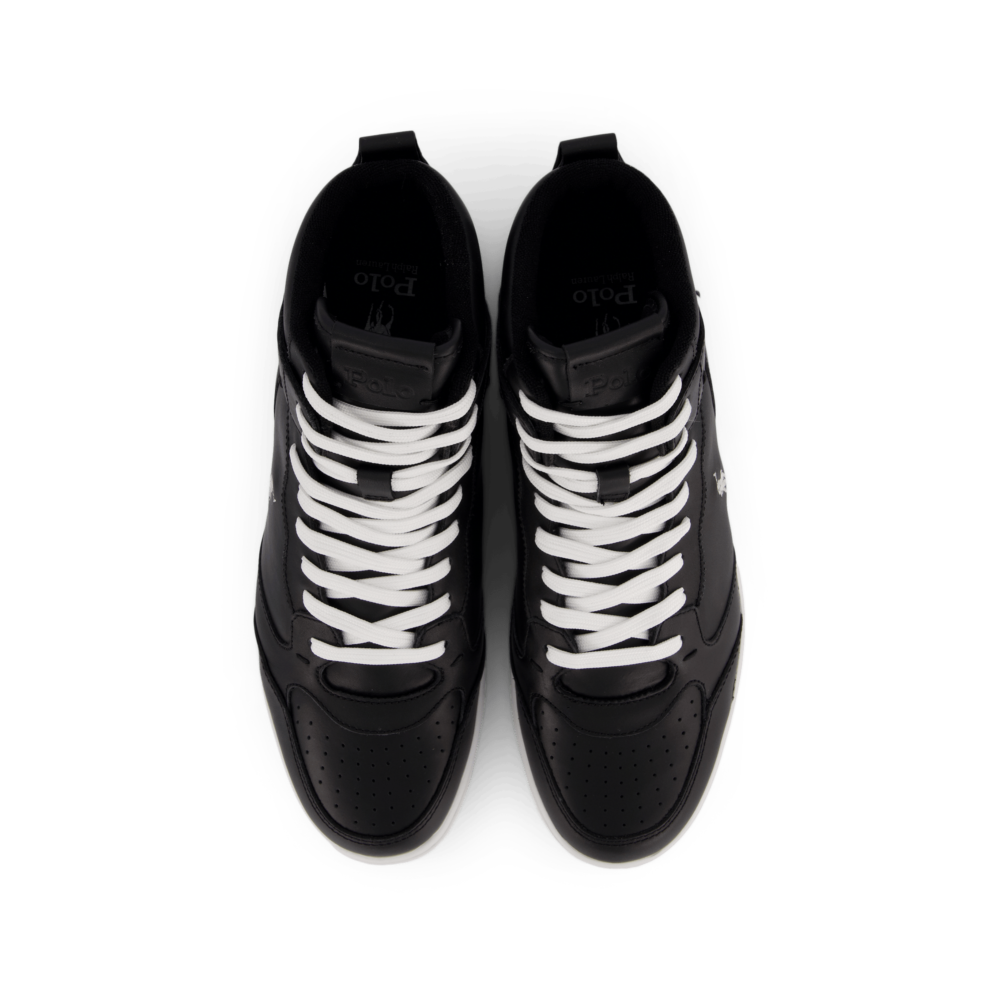 Court Leather High-Top Sneaker Black / White PP - Bild 6