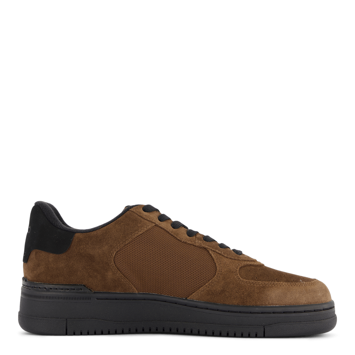Masters Court Suede-Paneled Sneaker Brown