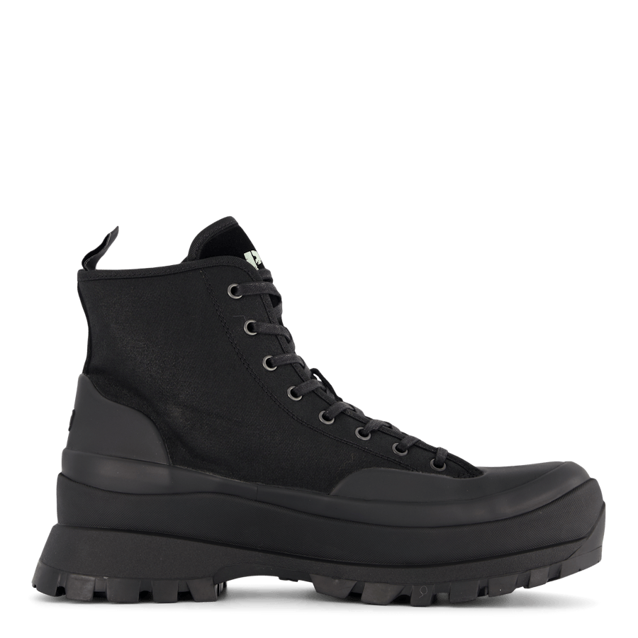 Armin Waxed Twill Trainer Boot Black - Bild 3