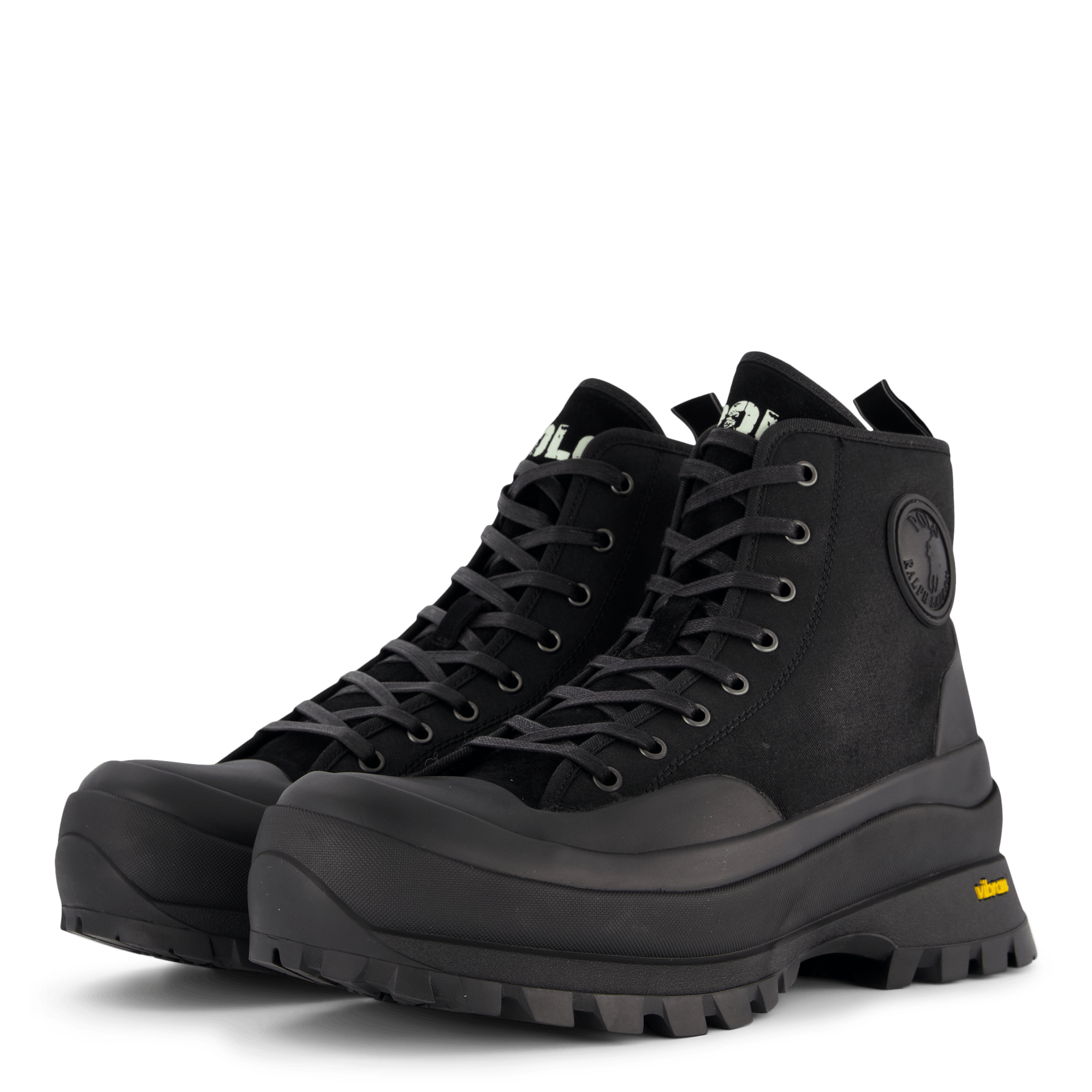 Armin Waxed Twill Trainer Boot Black - Bild 5