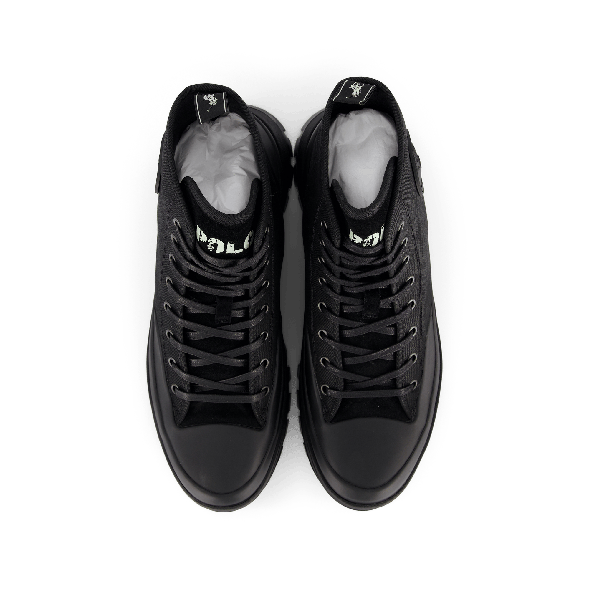 Armin Waxed Twill Trainer Boot Black - Bild 6