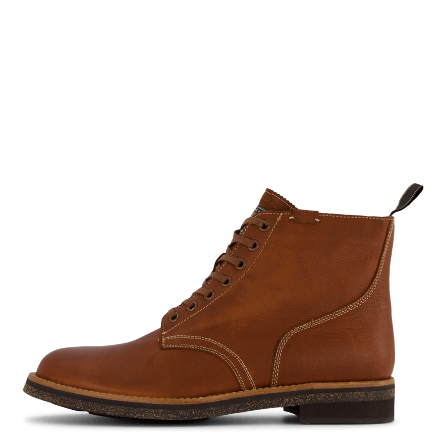 Tumbled Leather Boot Peanut
