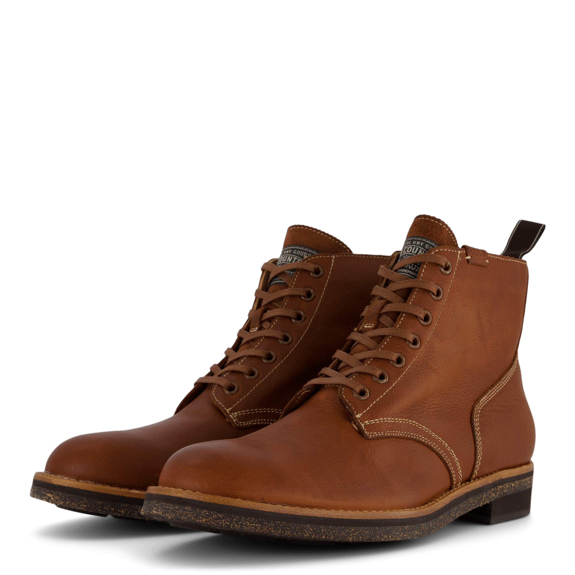 Tumbled Leather Boot Peanut - Bild 5