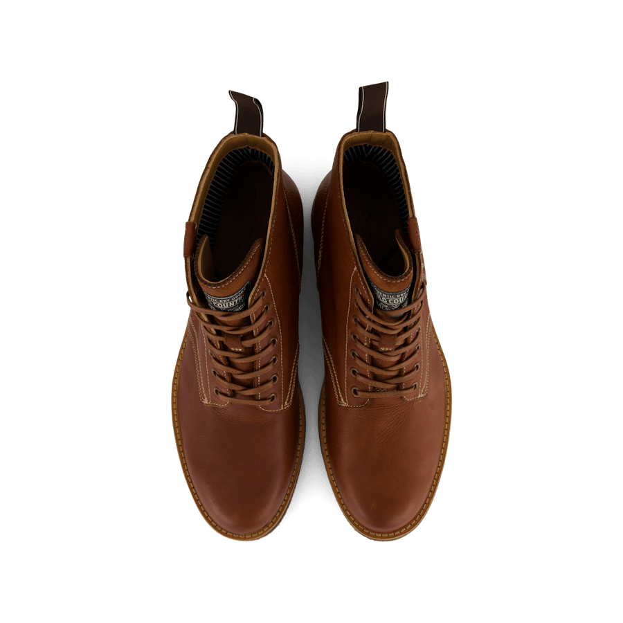 Tumbled Leather Boot Peanut - Bild 6