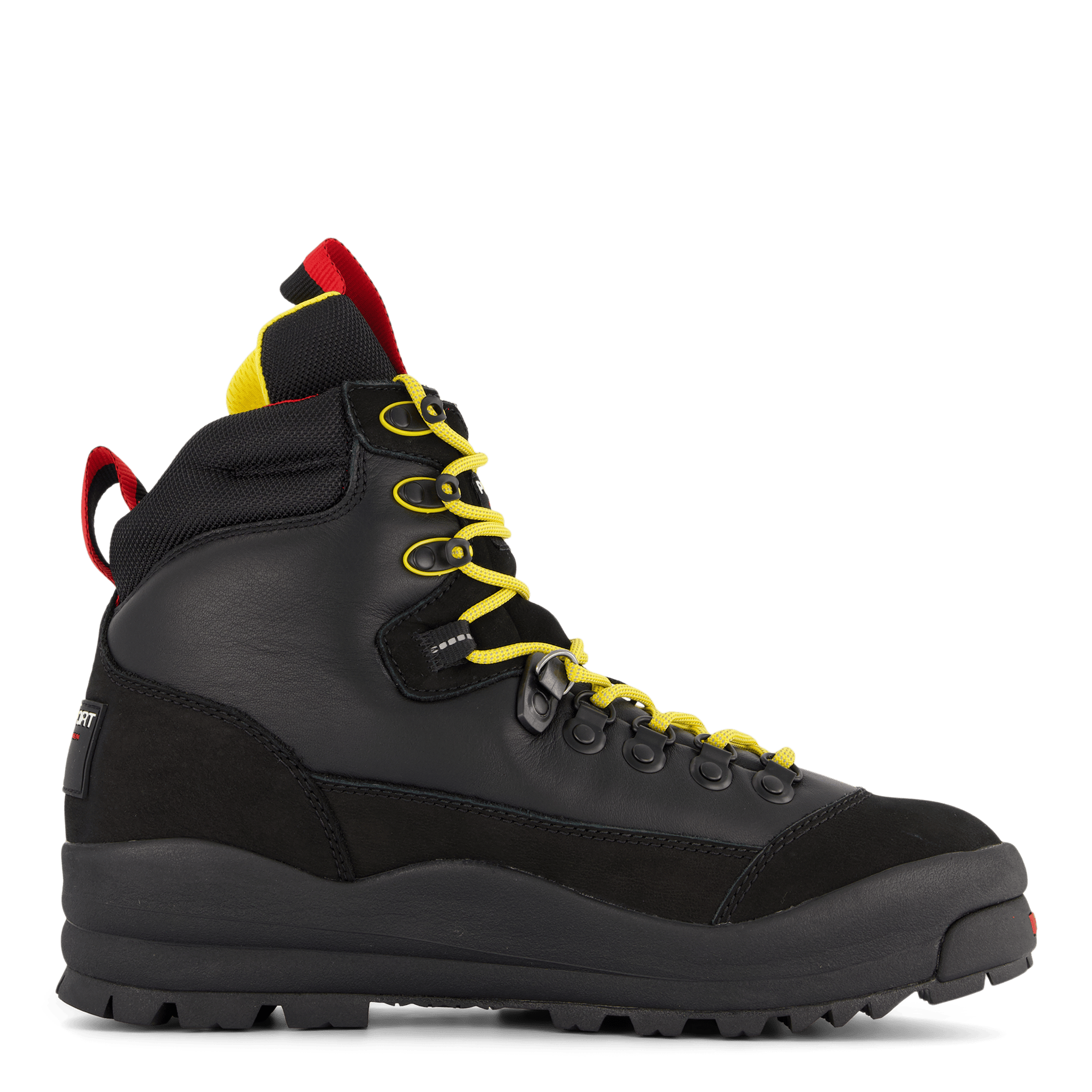 Polo Sport Hiker Leather Boot Black / Yellow / Red - Bild 3