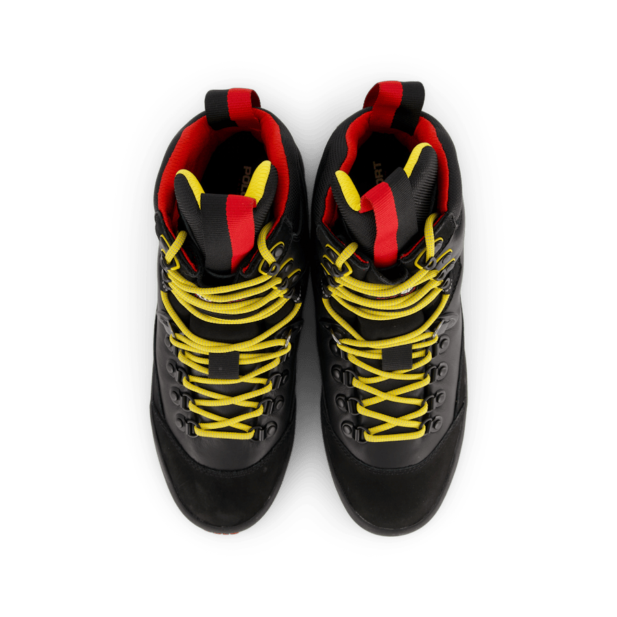 Polo Sport Hiker Leather Boot Black / Yellow / Red - Bild 6