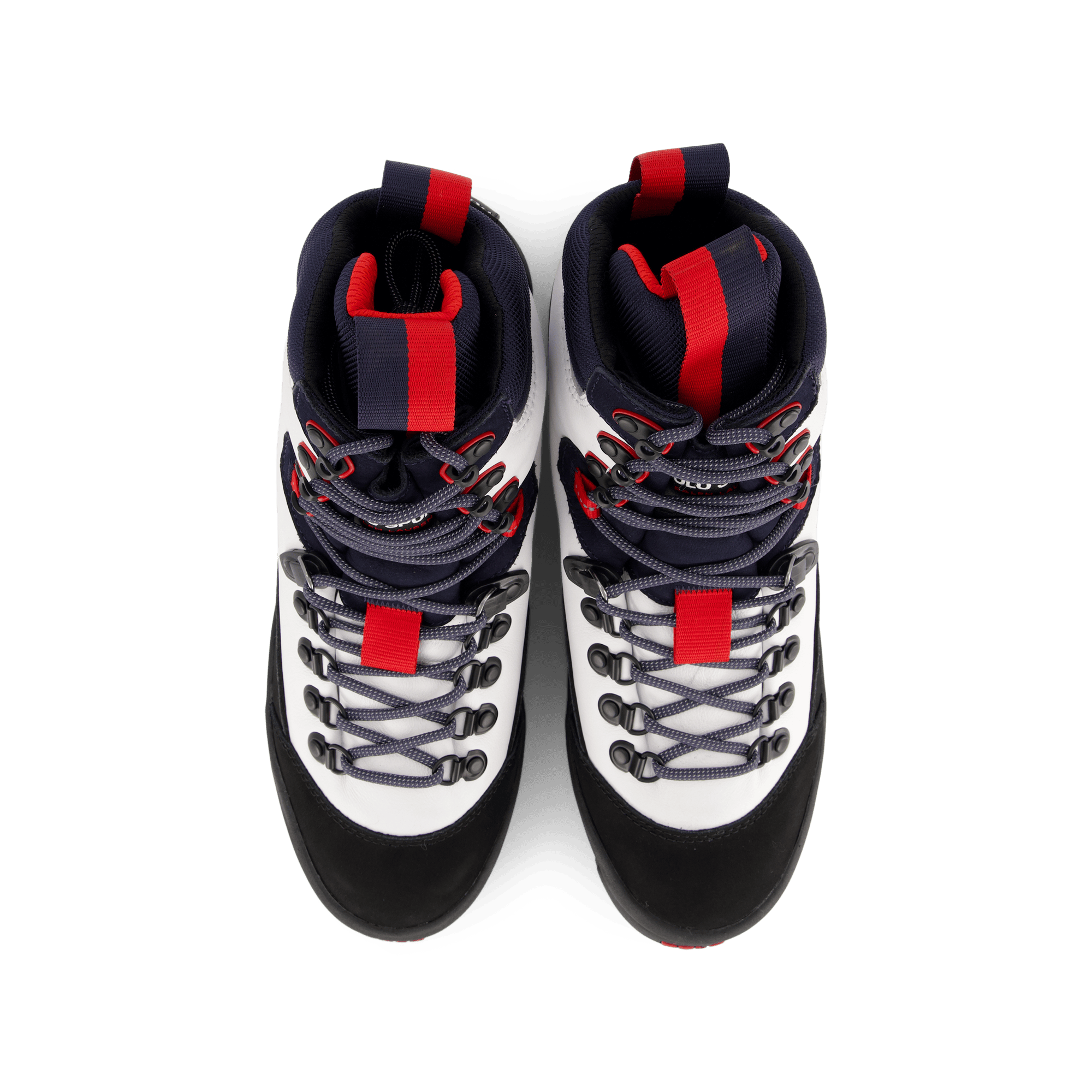 Polo Sport Hiker Leather Boot White / Navy / Red - Bild 6