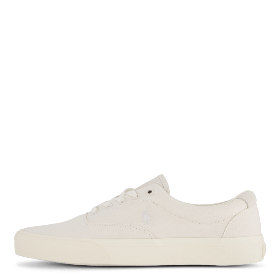 Keaton Suede-Trim Canvas Sneaker Prchmt Crm