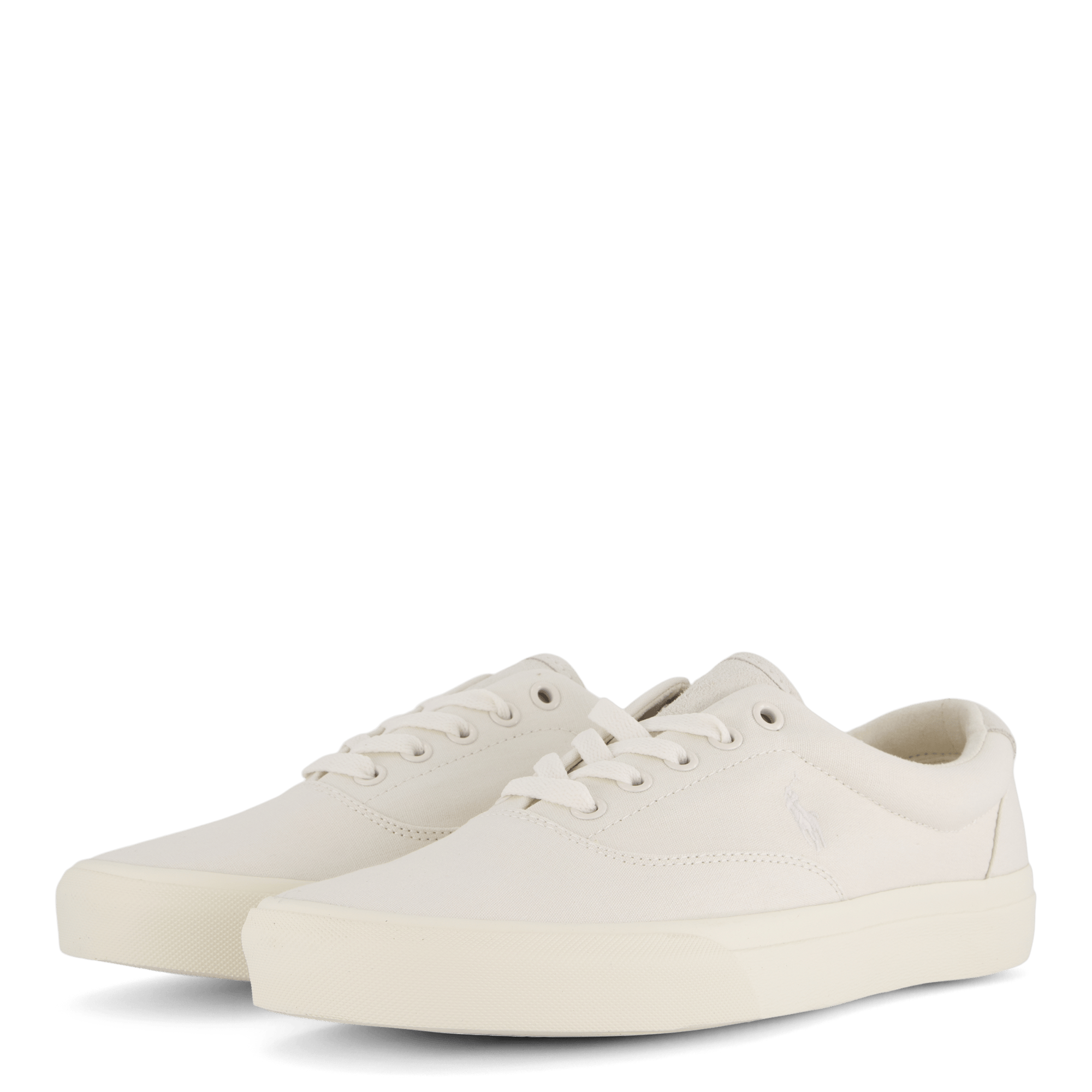 Keaton Suede-Trim Canvas Sneaker Prchmt Crm - Bild 5