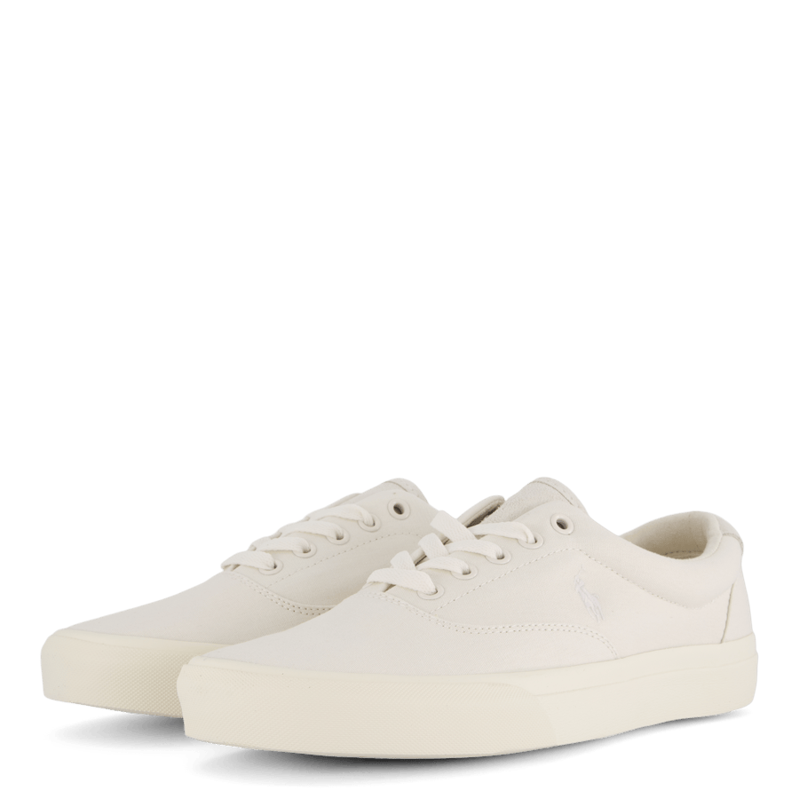 Keaton Suede-Trim Canvas Sneaker Prchmt Crm - Bild 5