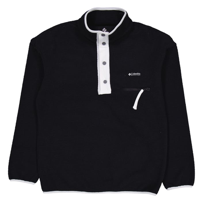 Helvetia™ Half Snap Fleece Black, Male, Tøj, hættetrøjer og sweatshirts, Sort, M