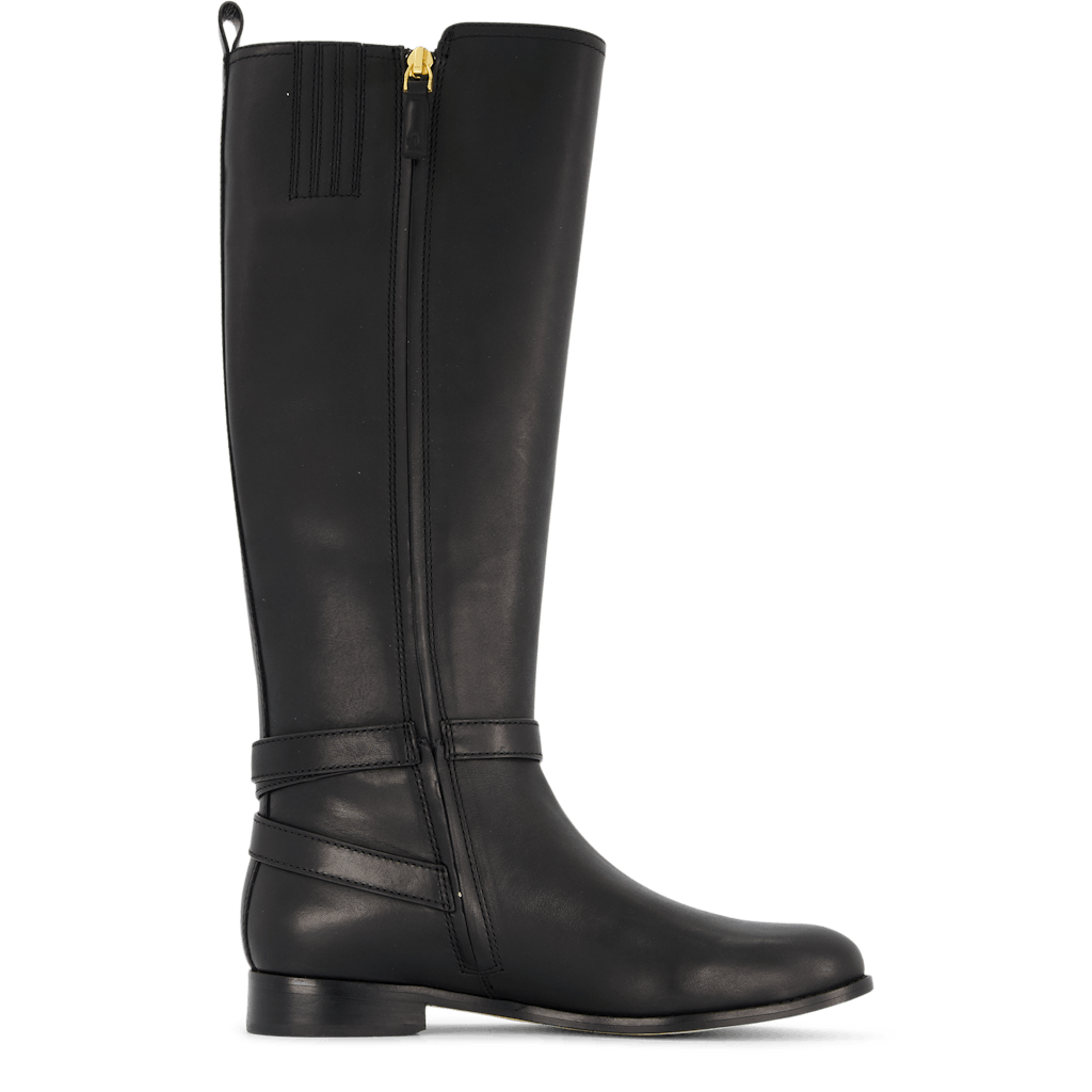 Blayke Burnished Leather Tall Boot Black | Shoes for every occasion ...