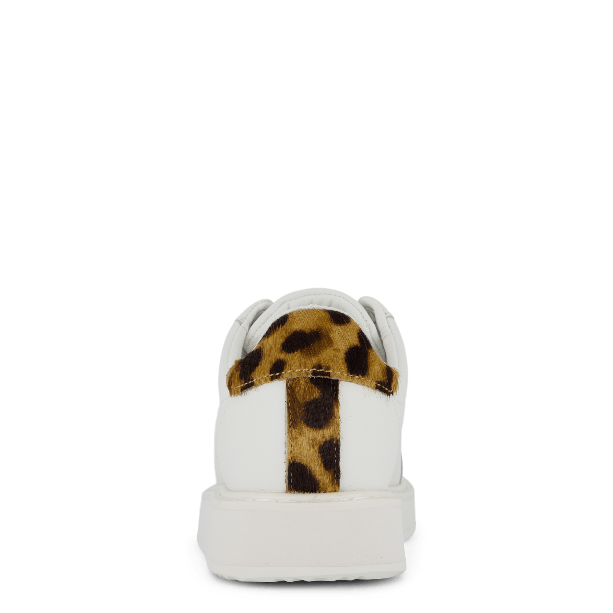Angeline IV Leather & Haircalf Trainer Snow White/Chestnut Brown - Bild 2