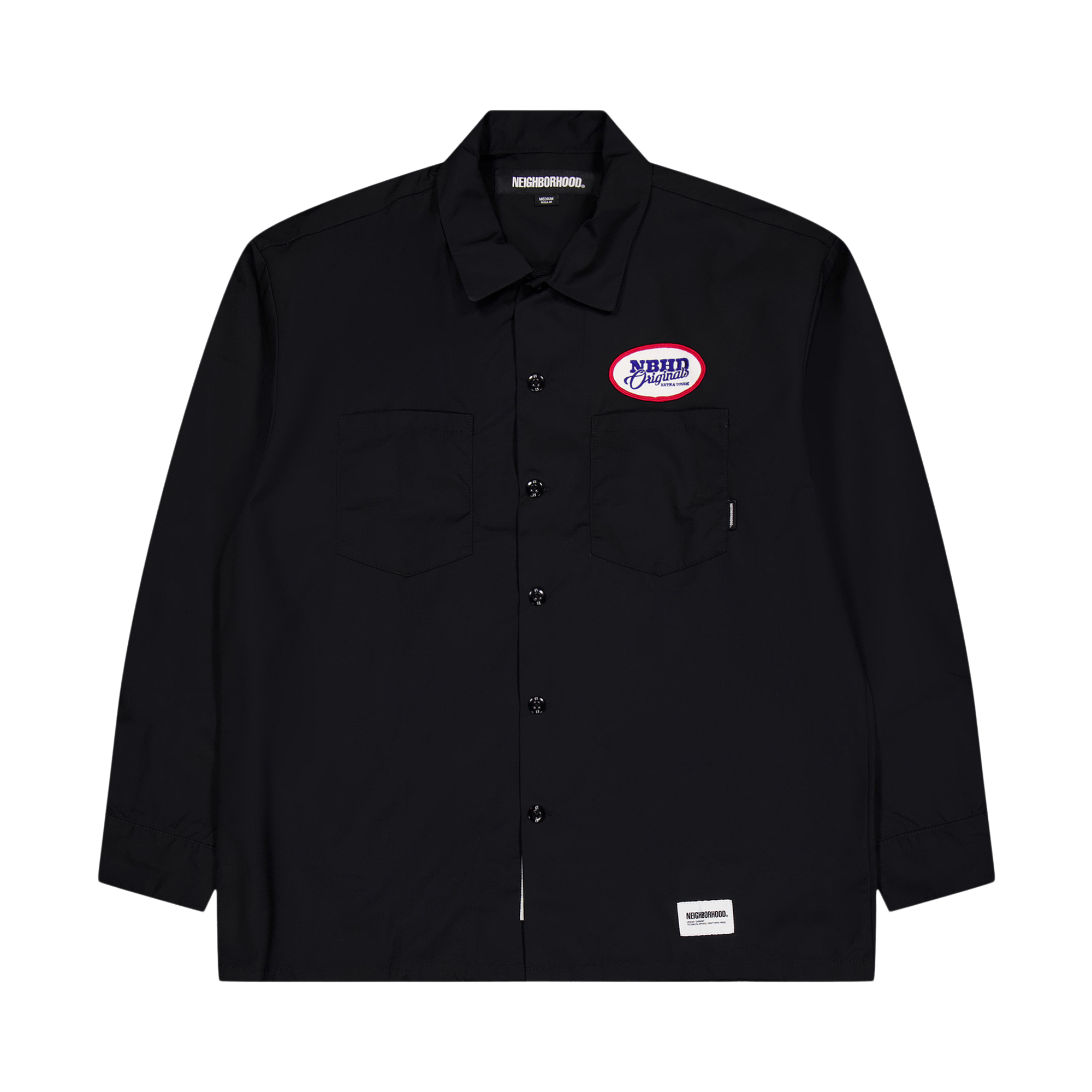 Classic Work Shirt Ls Black, Male, Vêtements, Tops, Noir, XL