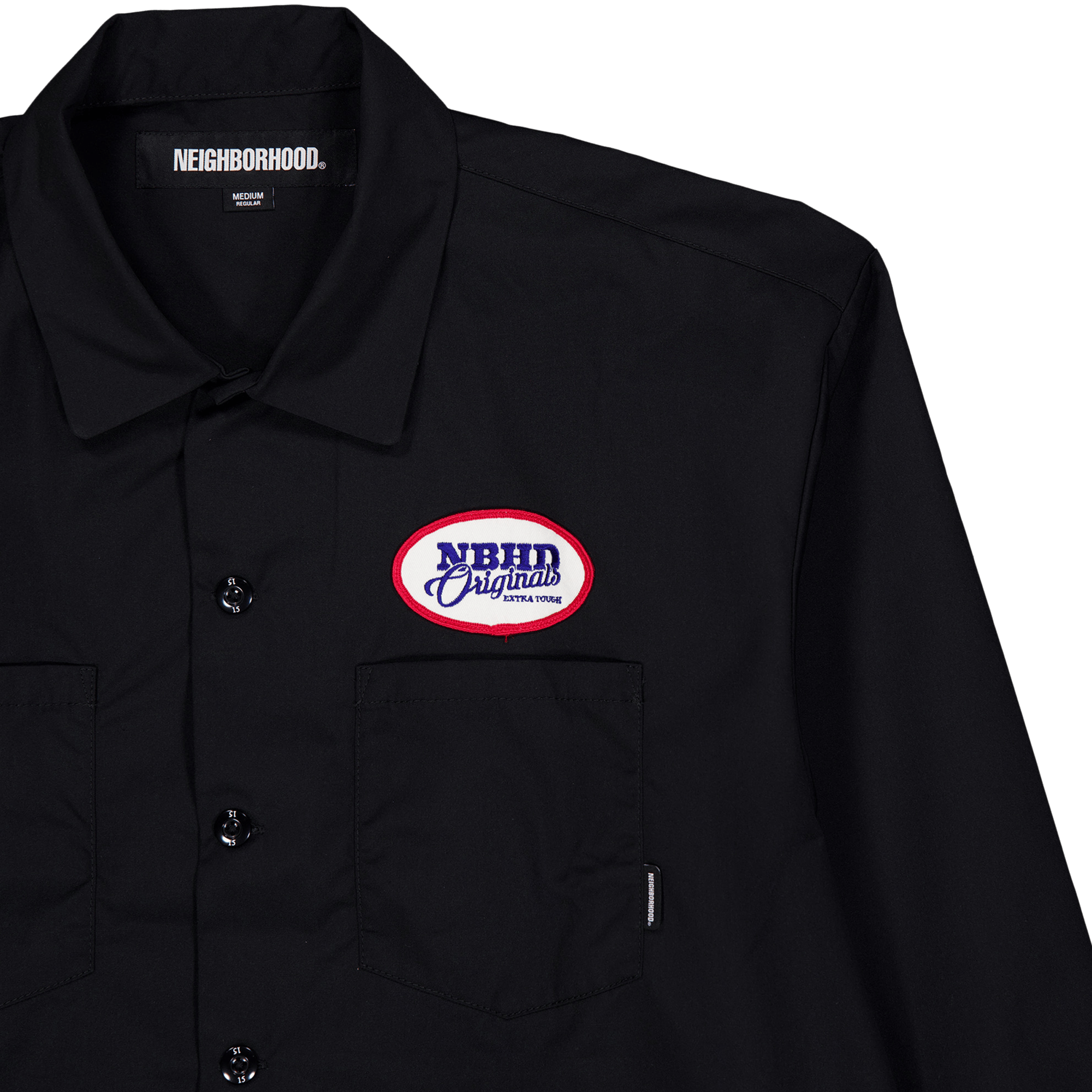Classic Work Shirt Ls Black - Bild 3