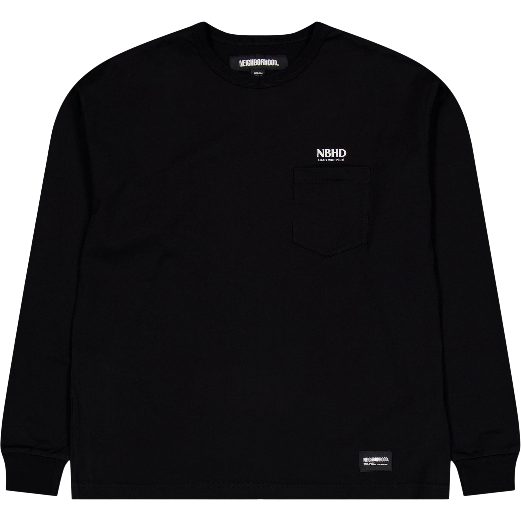 Classic-p Crewneck Ls Black, Male, Bekleidung, Tops, Schwarz, S