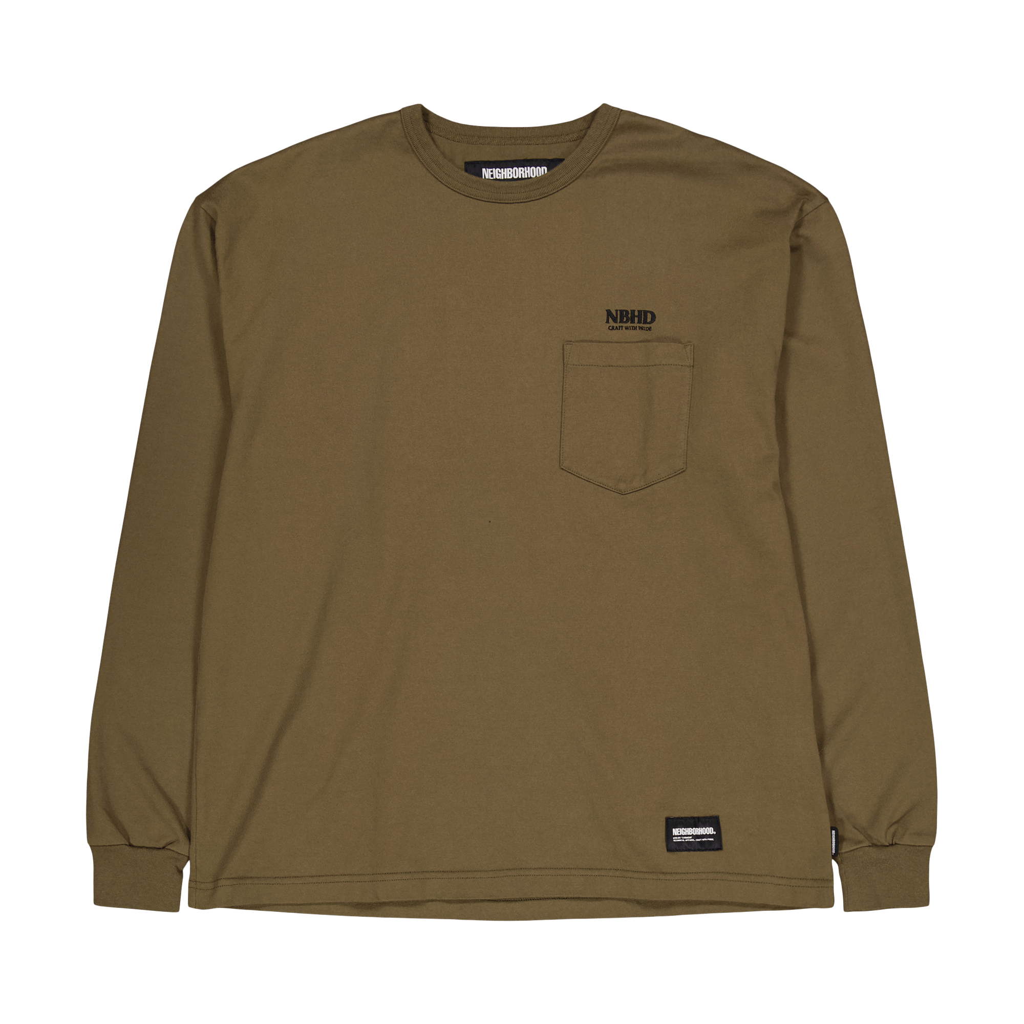 Classic-p Crewneck Ls Olive Drab