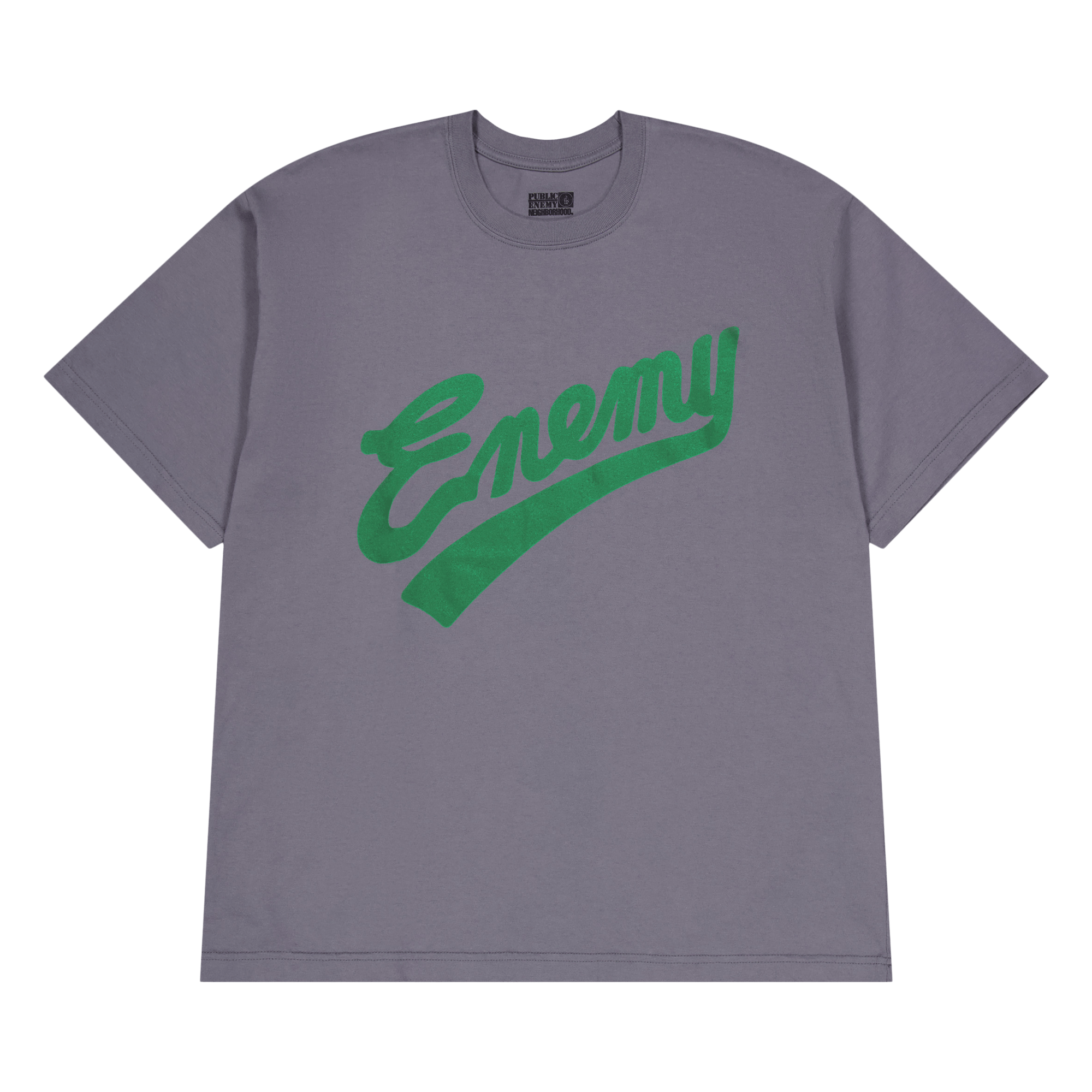 Nh X Public Enemy . Tee Ss-1 Gray