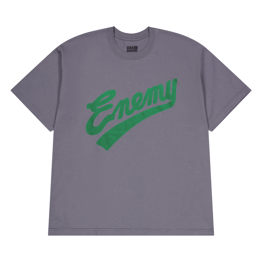 Nh X Public Enemy . Tee Ss-1 Gray
