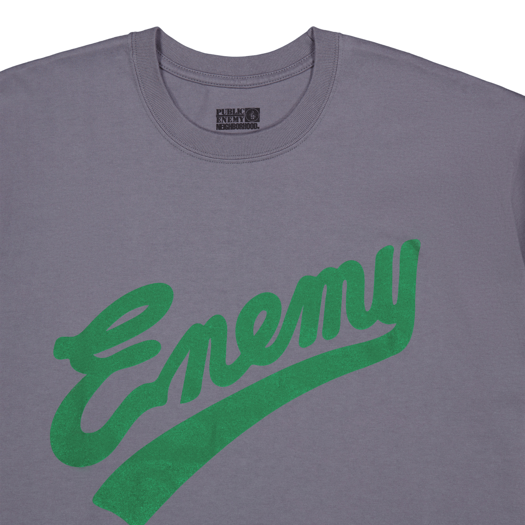 Nh X Public Enemy . Tee Ss-1 Gray - Bild 3