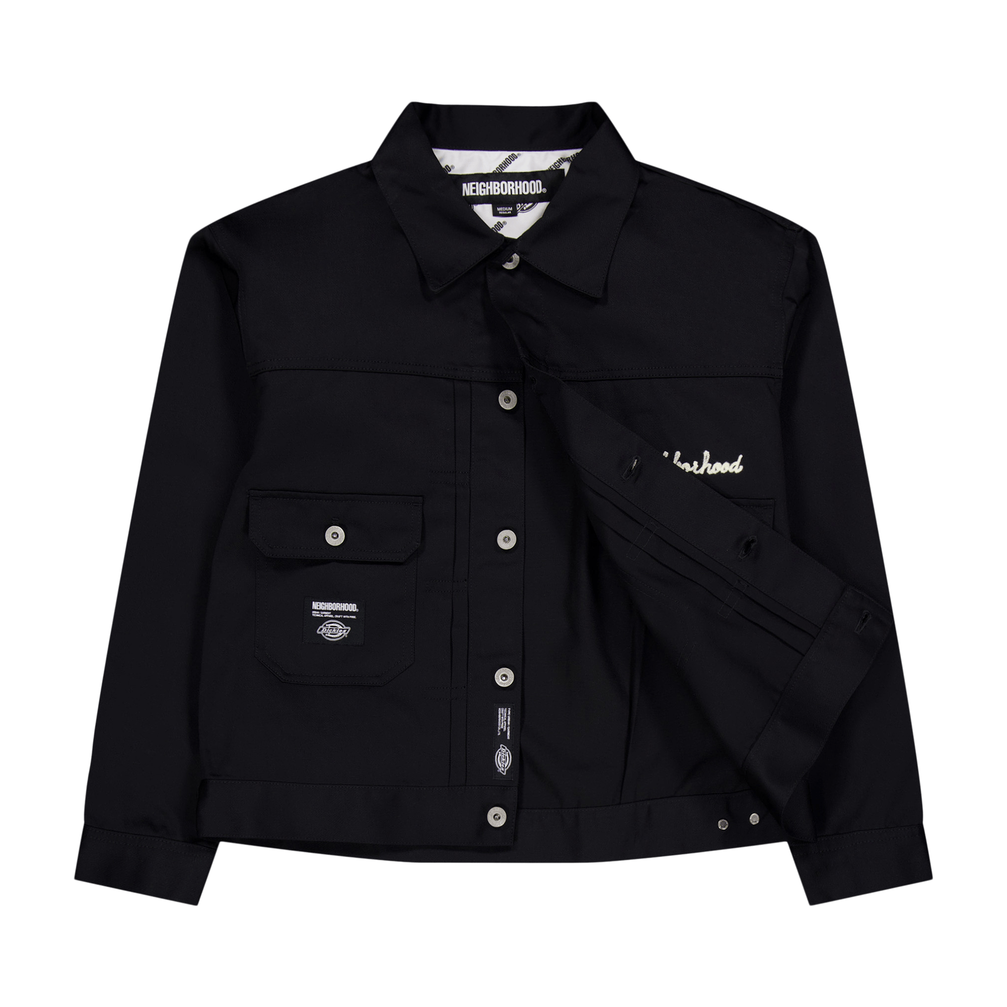 Nh X Dickies . Type-2 Jacket Black - Bild 4