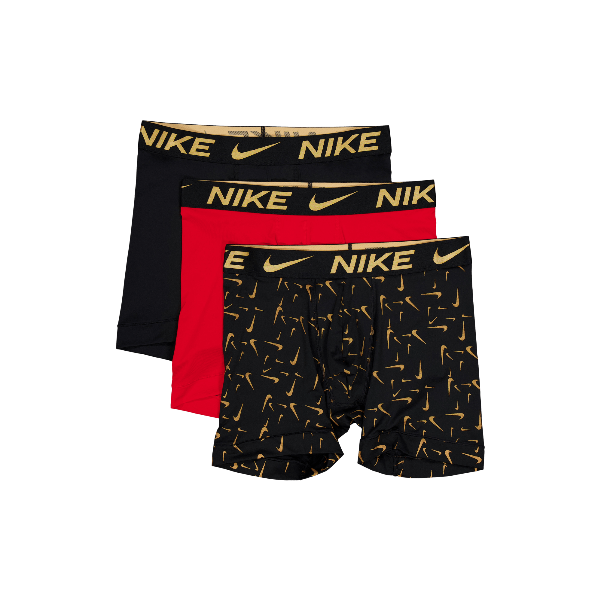 Nike Boxer Brief 3pk Ggn, Male, Apparels, Underwear, Black, XL