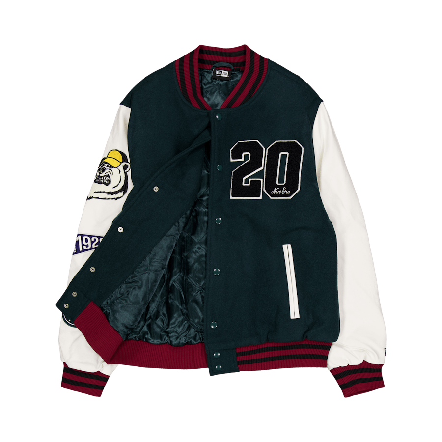 Ne Lifestyle Varsity Jkt Newe Green - Bild 4