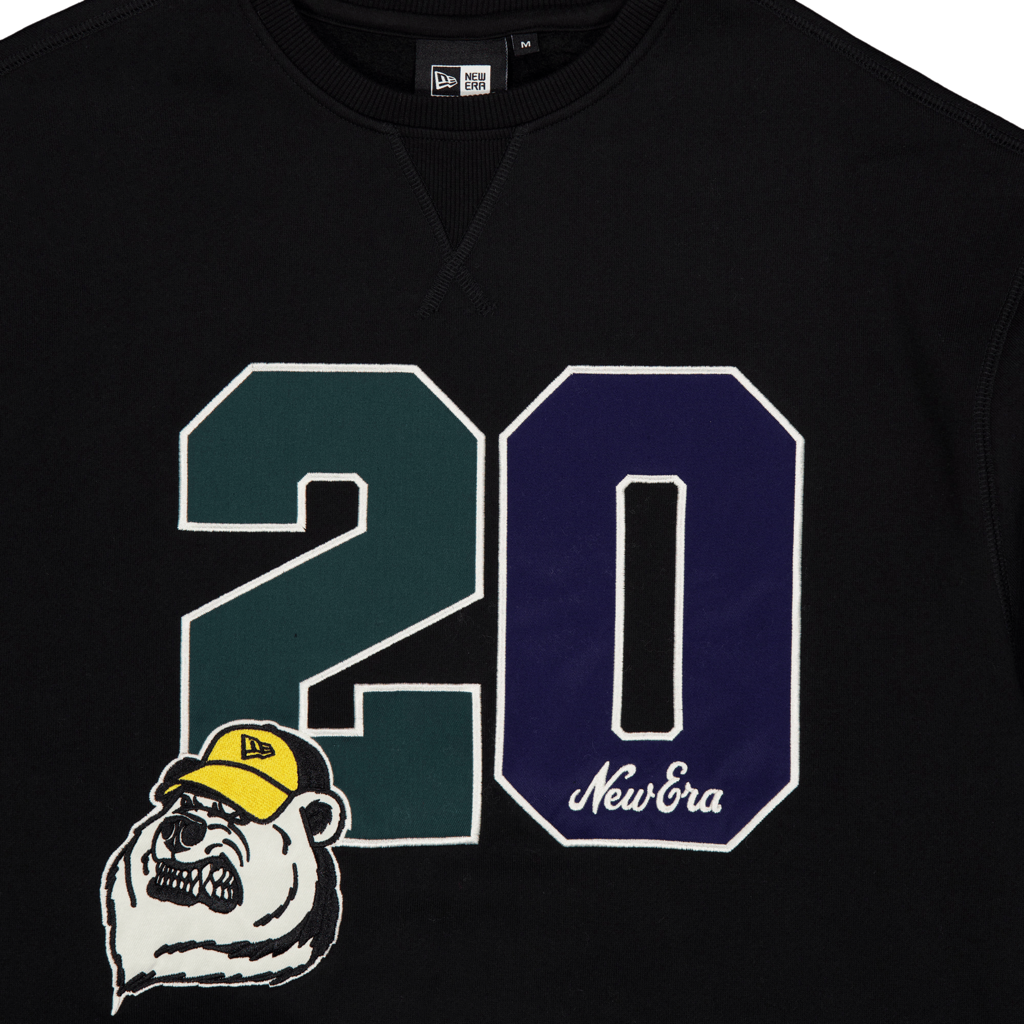 Ne Lifestyle Crew Neck Newera Black - Bild 3