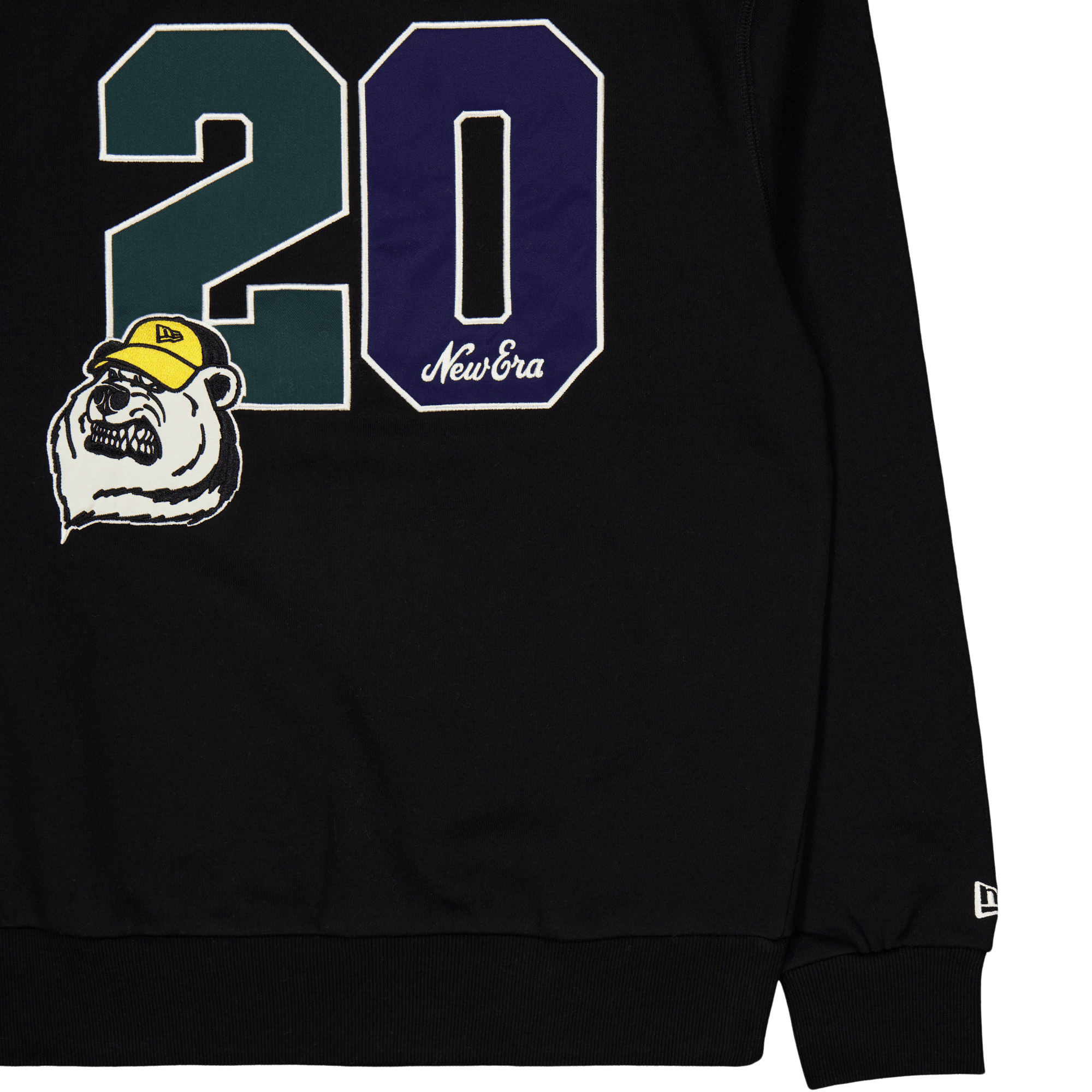 Ne Lifestyle Crew Neck Newera Black - Bild 4