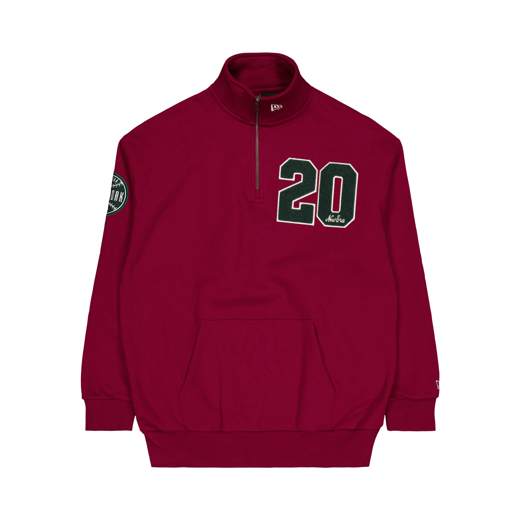 Ne Lifestyle Quarter Zip Newe Red