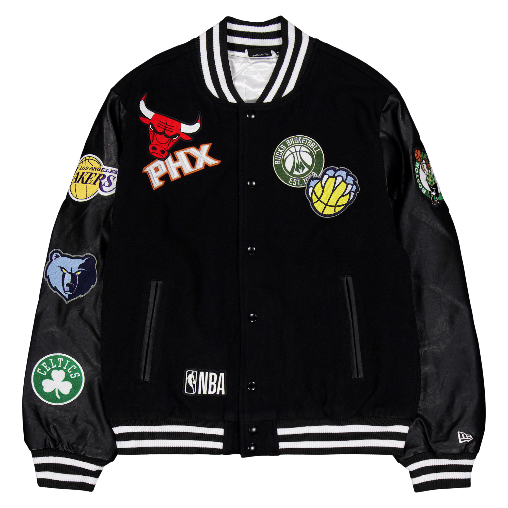 Nba Badge Varsity Jckt Nbaall Black