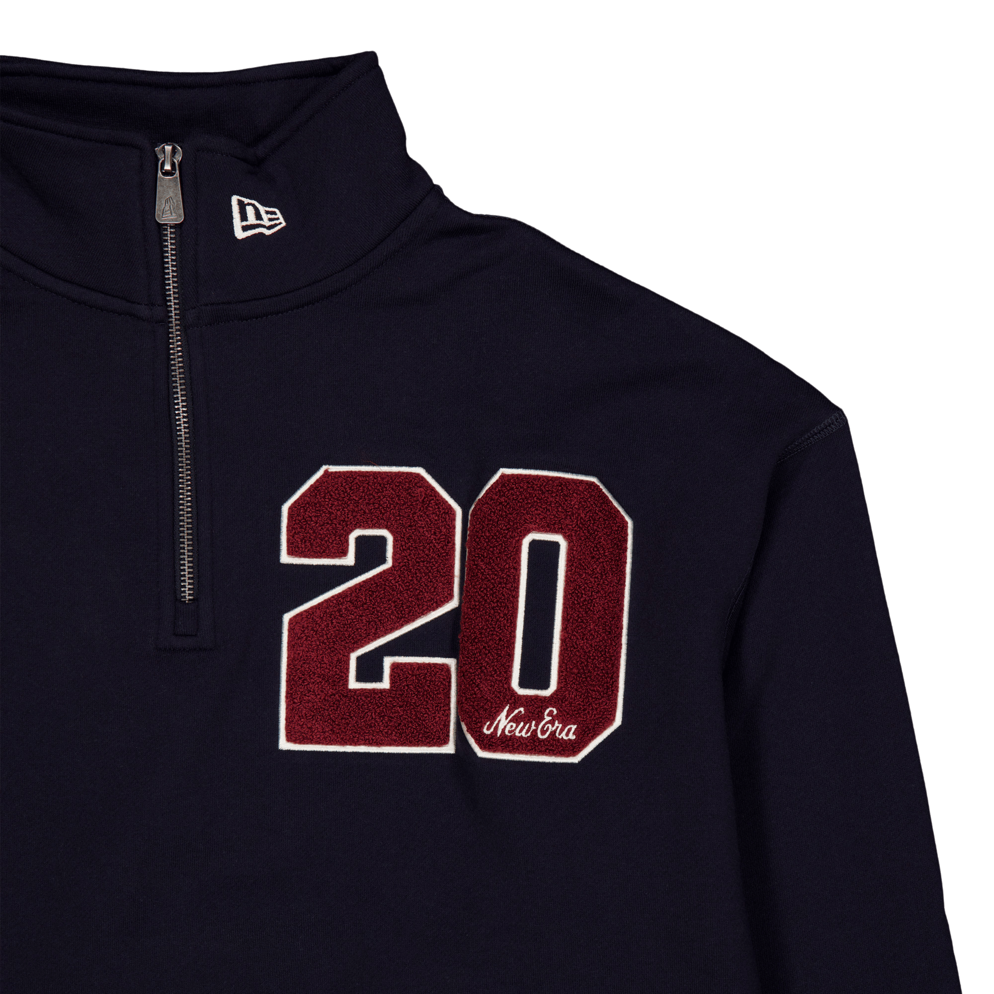 Ne Lifestyle Quarter Zip Newe Blue - Bild 3