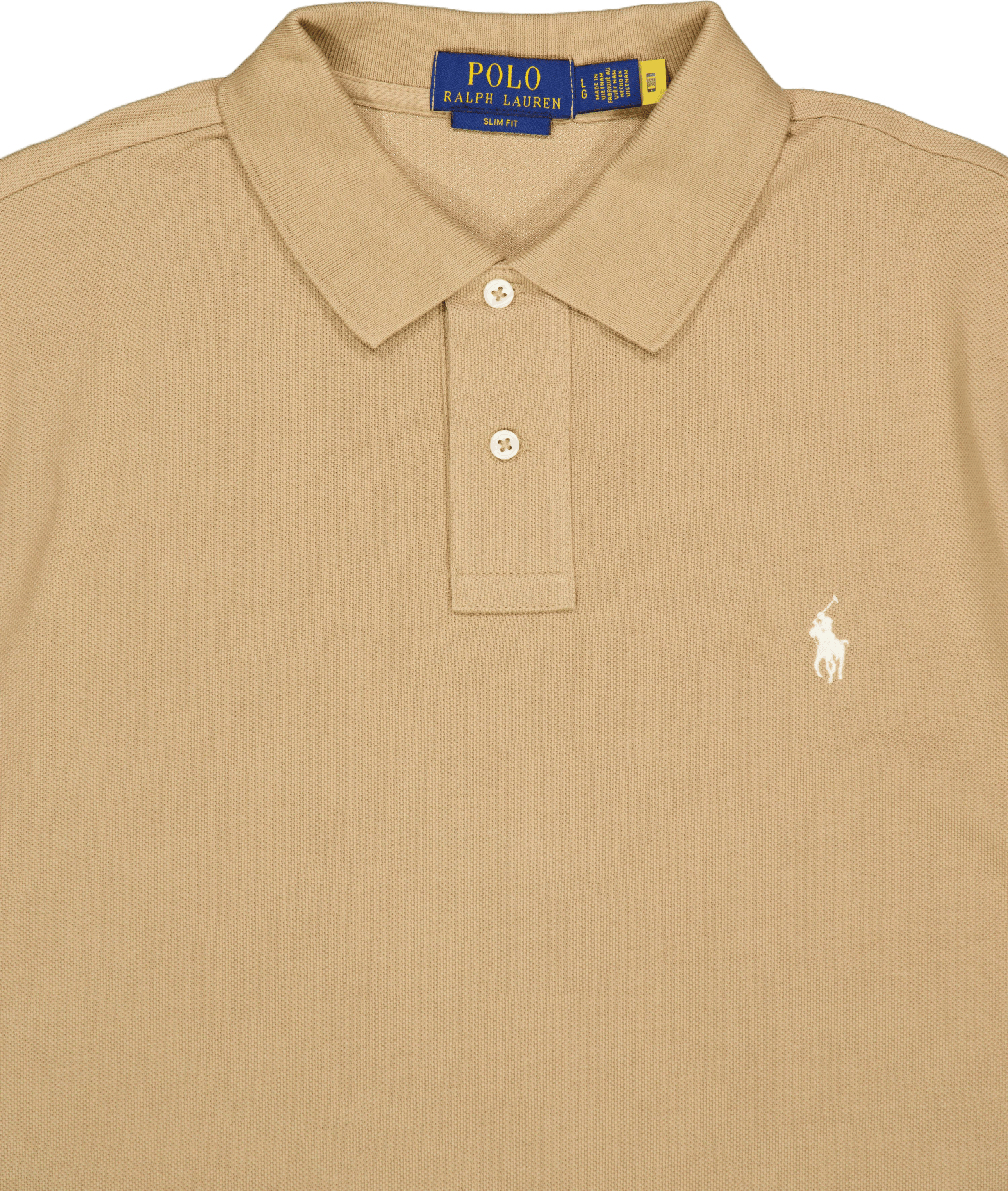 Polo Ralph Lauren Slim Fit Mesh Polo Shirt Cafe c8176 - Bild 3