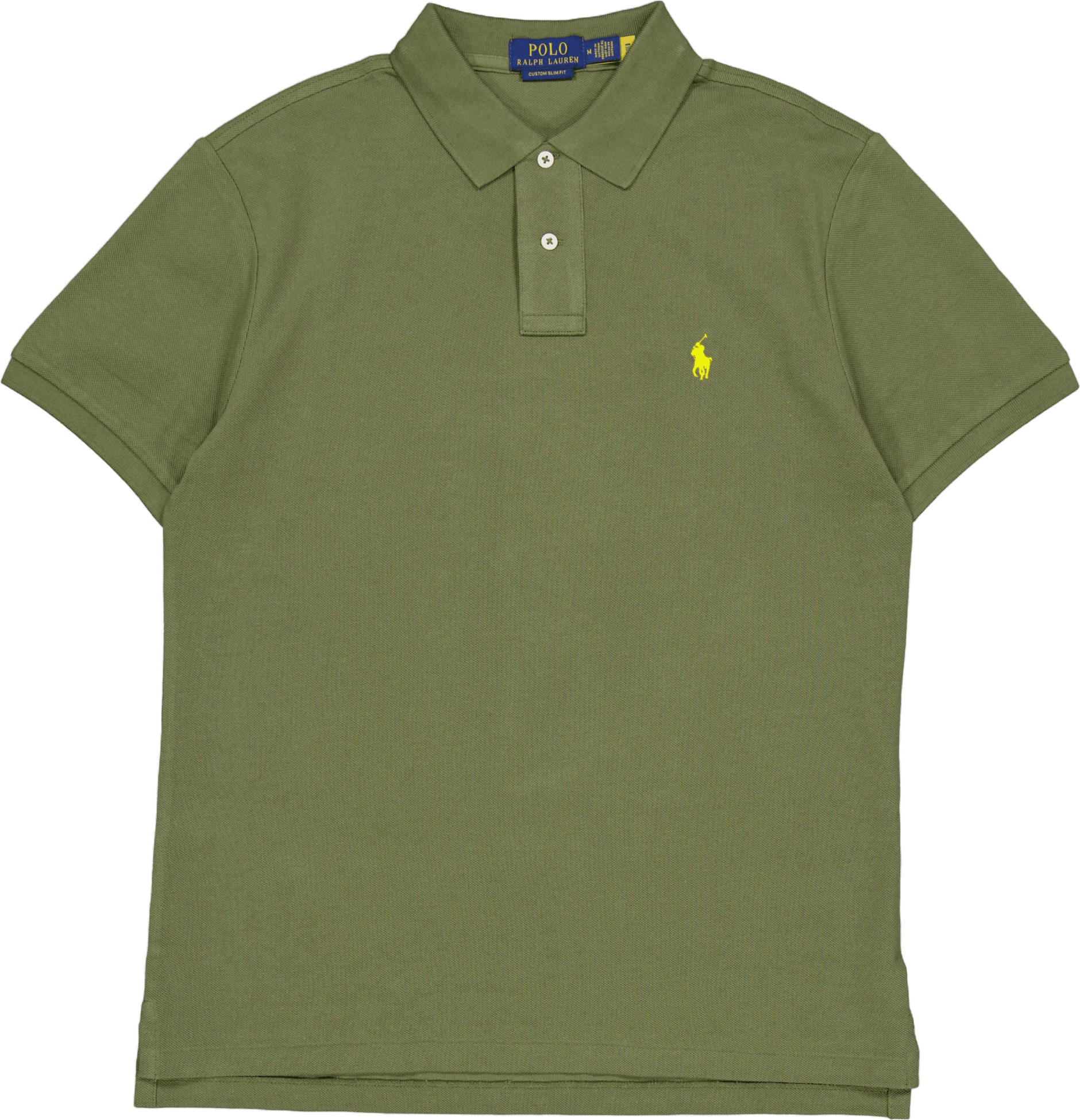Polo Ralph Lauren Custom Slim Fit Mesh Polo Shirt Dark Sage