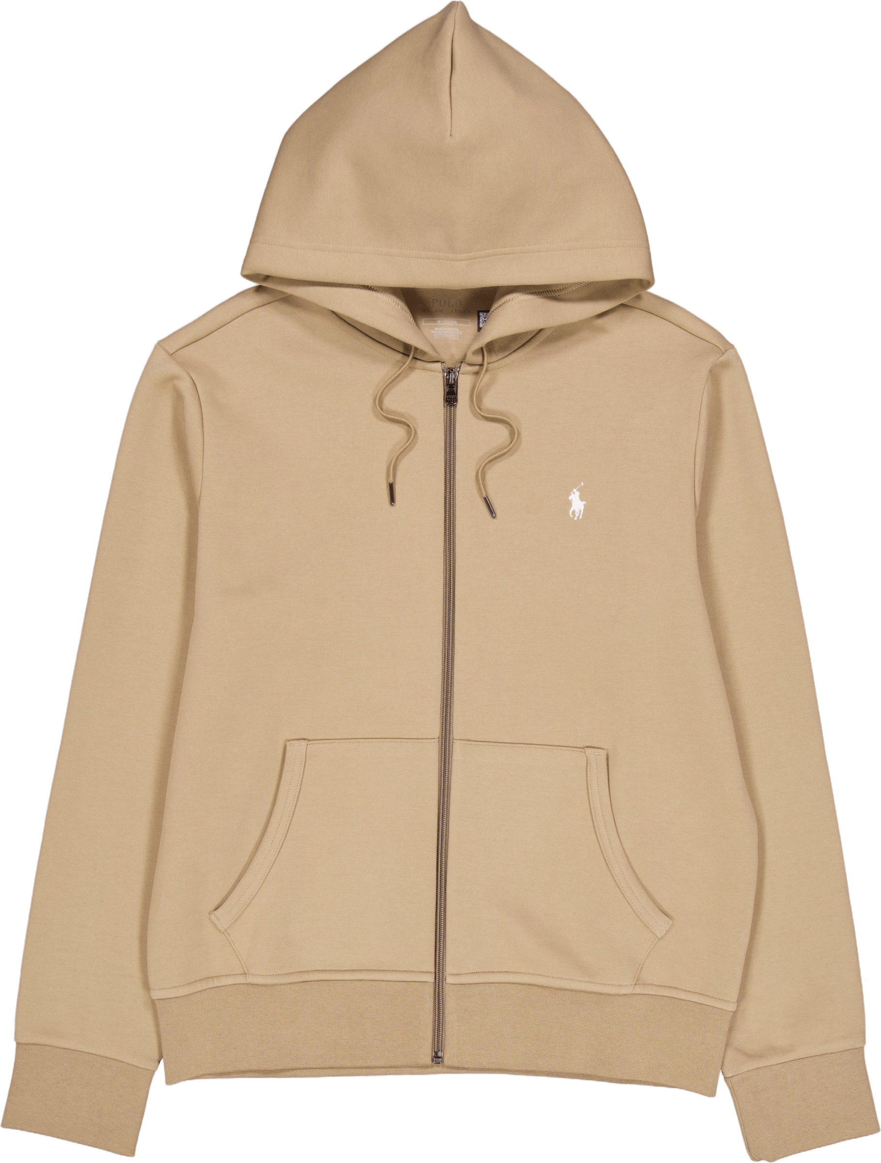 Polo Ralph Lauren Double Knit Full Zip Hoodie Desert Khaki