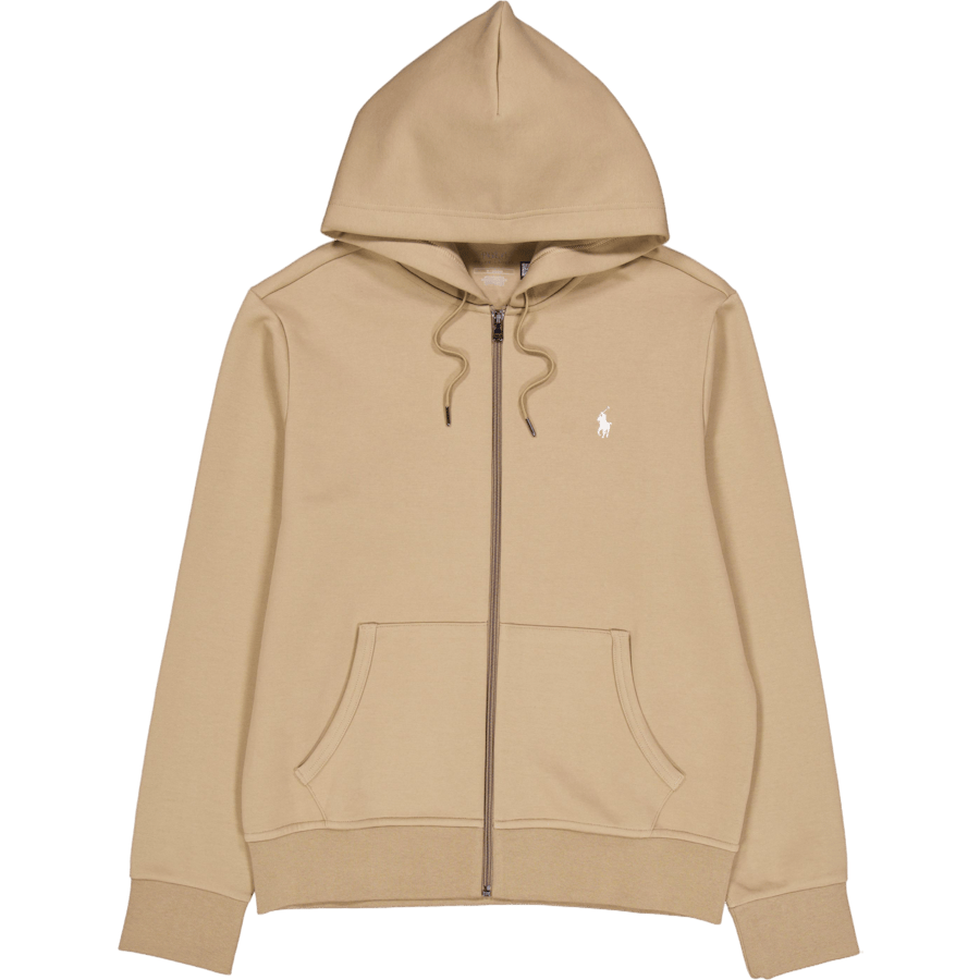 Polo Ralph Lauren Double Knit Full Zip Hoodie Desert Khaki