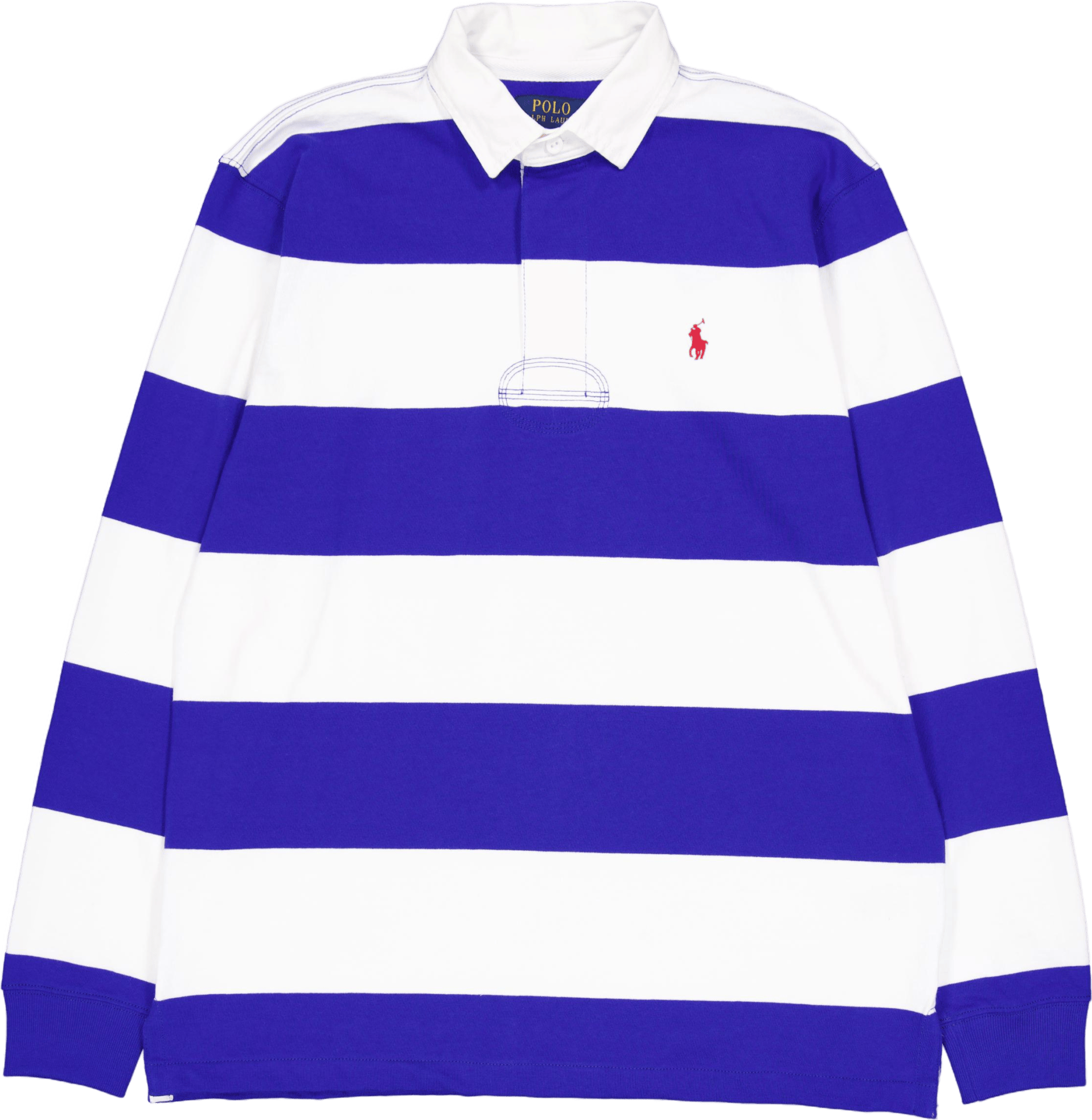 Polo Ralph Lauren Stripe Rugby Shirt Cruise, Male, Kleding, hoodies en sweatshirts, Multi kleur, XXL