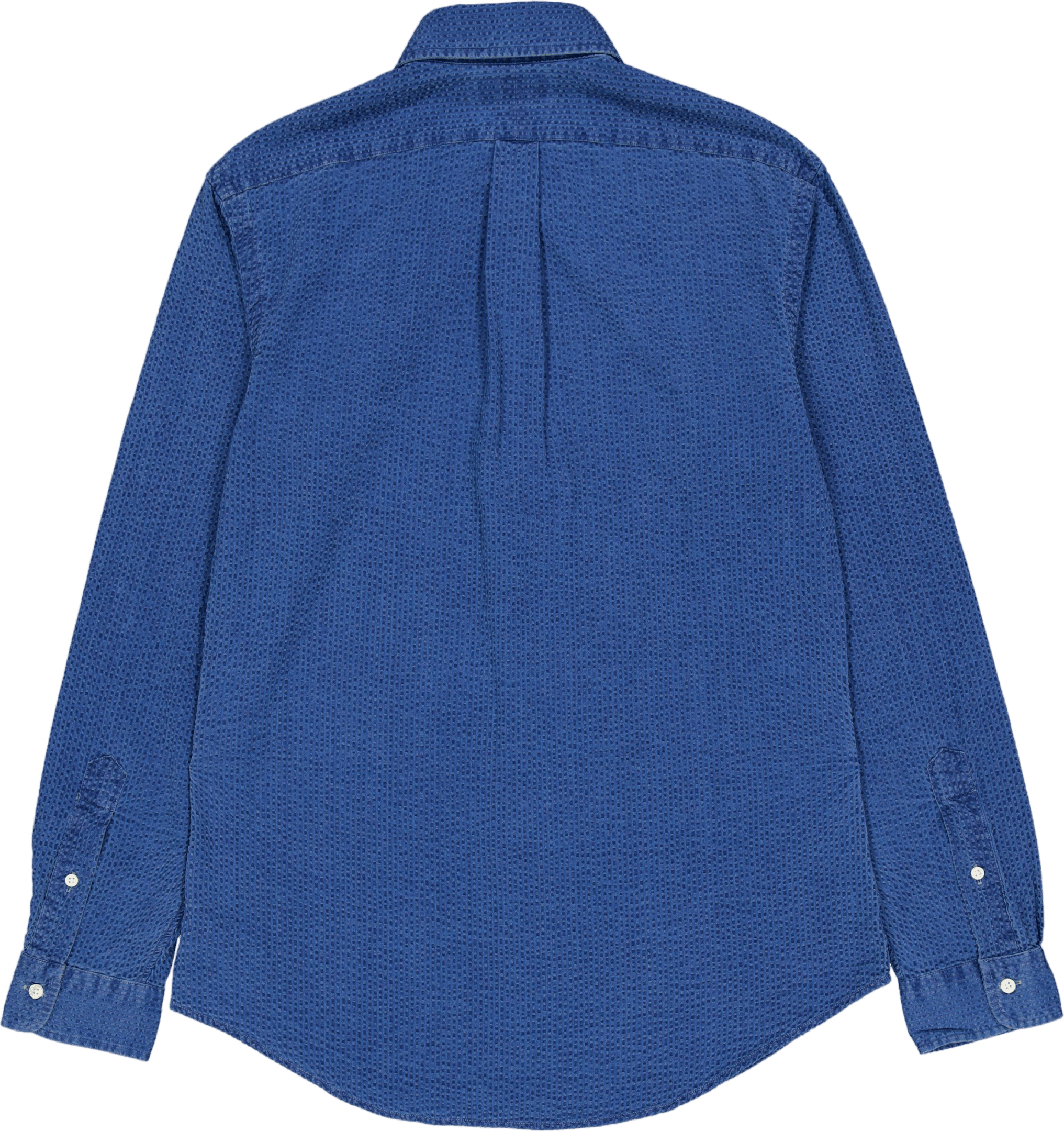 Polo Ralph Lauren Custom Fit Seersucker Shirt Dark Indigo - Bild 2