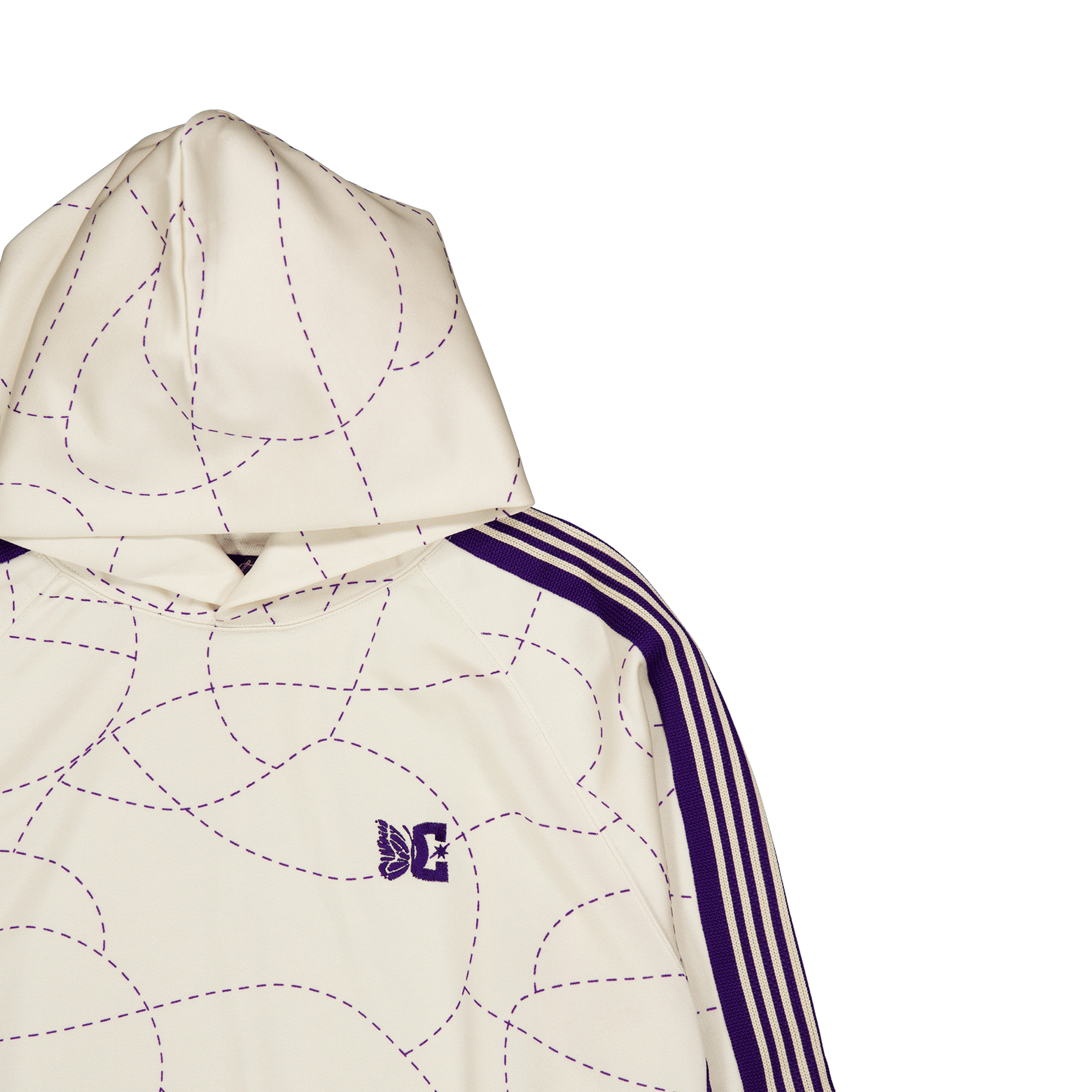 Needles X Dc Shoes Track Hoody Ivory - Bild 3