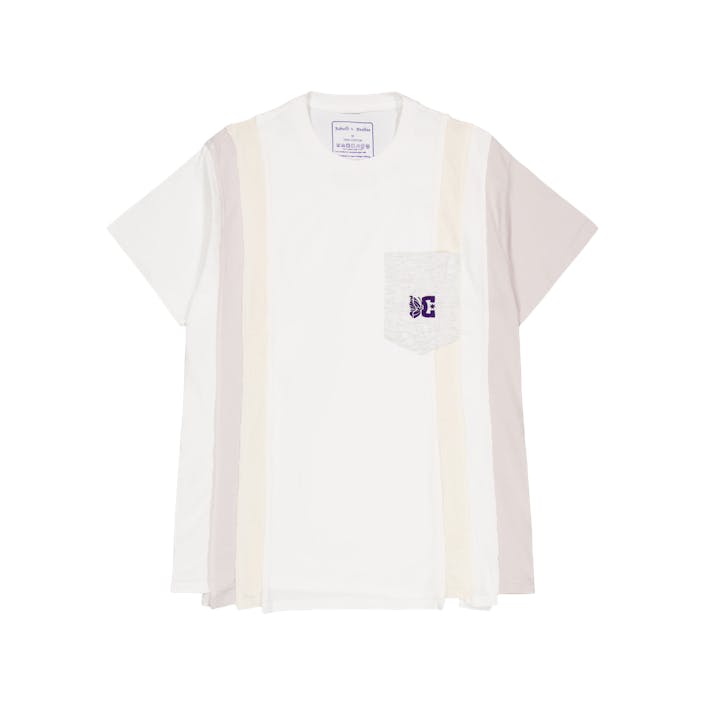 Needles X Dc Shoes 7 Cuts S/s  Ivory, Unisex, Abbigliamento, Tops, Bianca, L