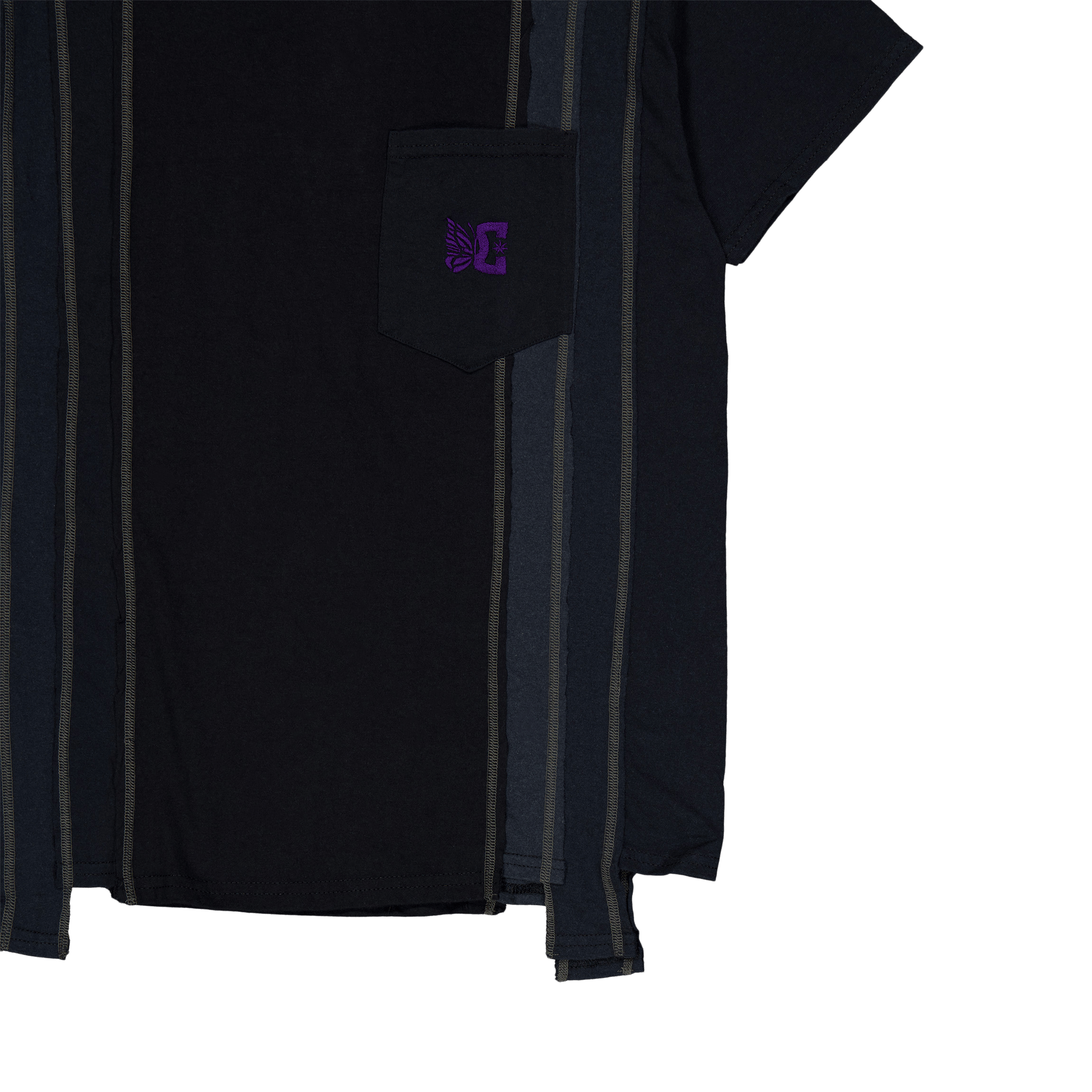 Needles X Dc Shoes 7 Cuts S/s  Black - Bild 3