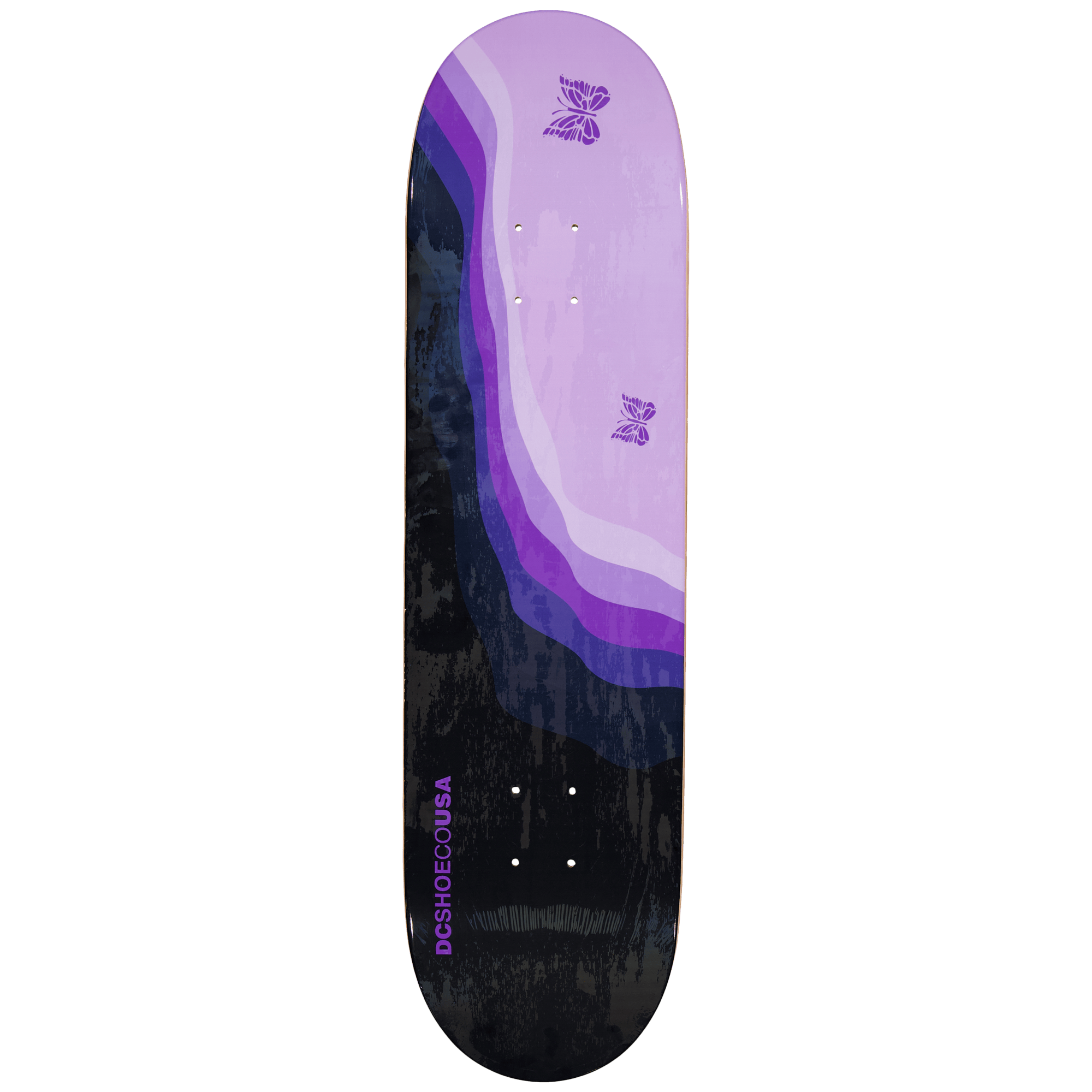 Needles X Dc Shoes Skate Deck Black / Purple - Bild 2